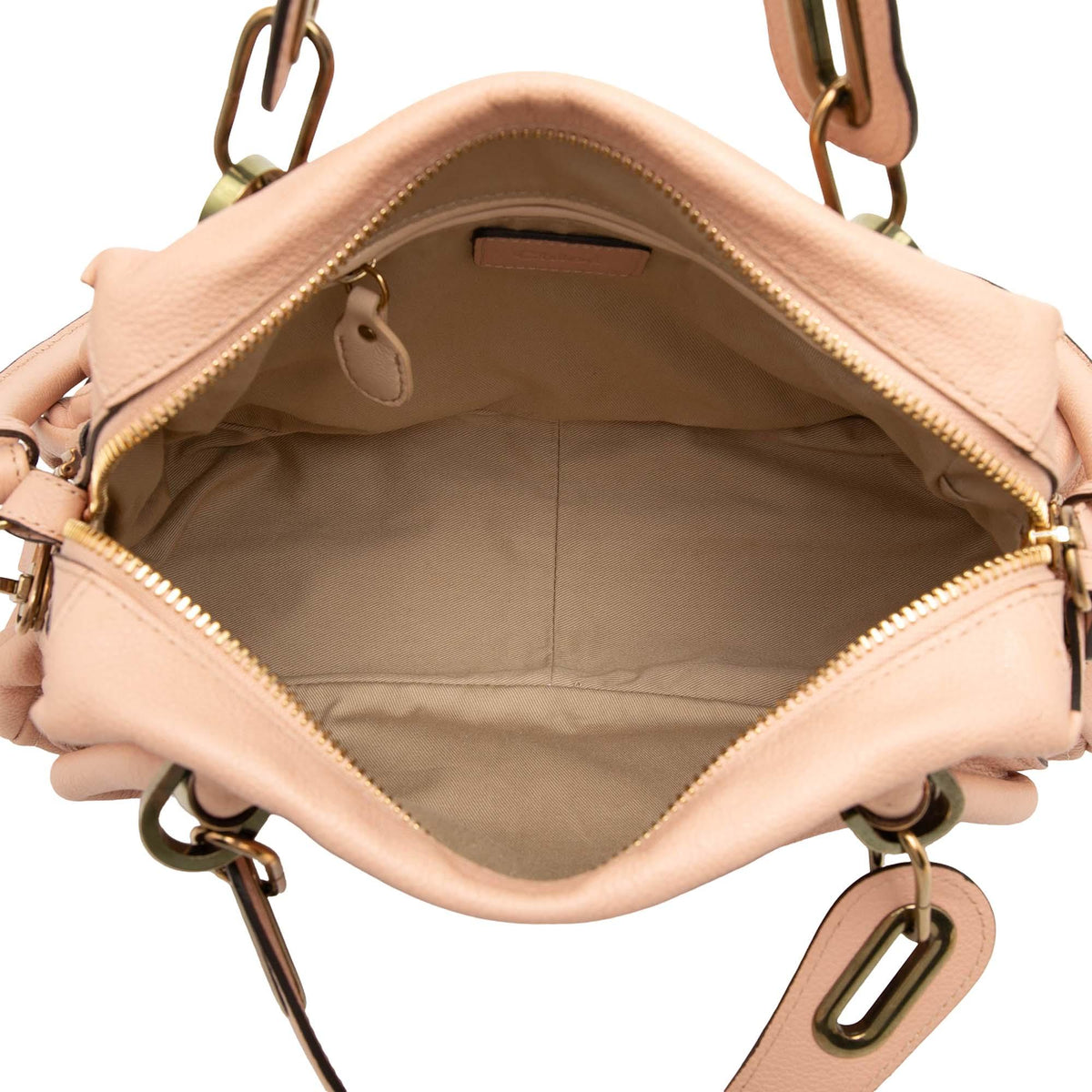 Chloe Medium Leather Paraty Satchel