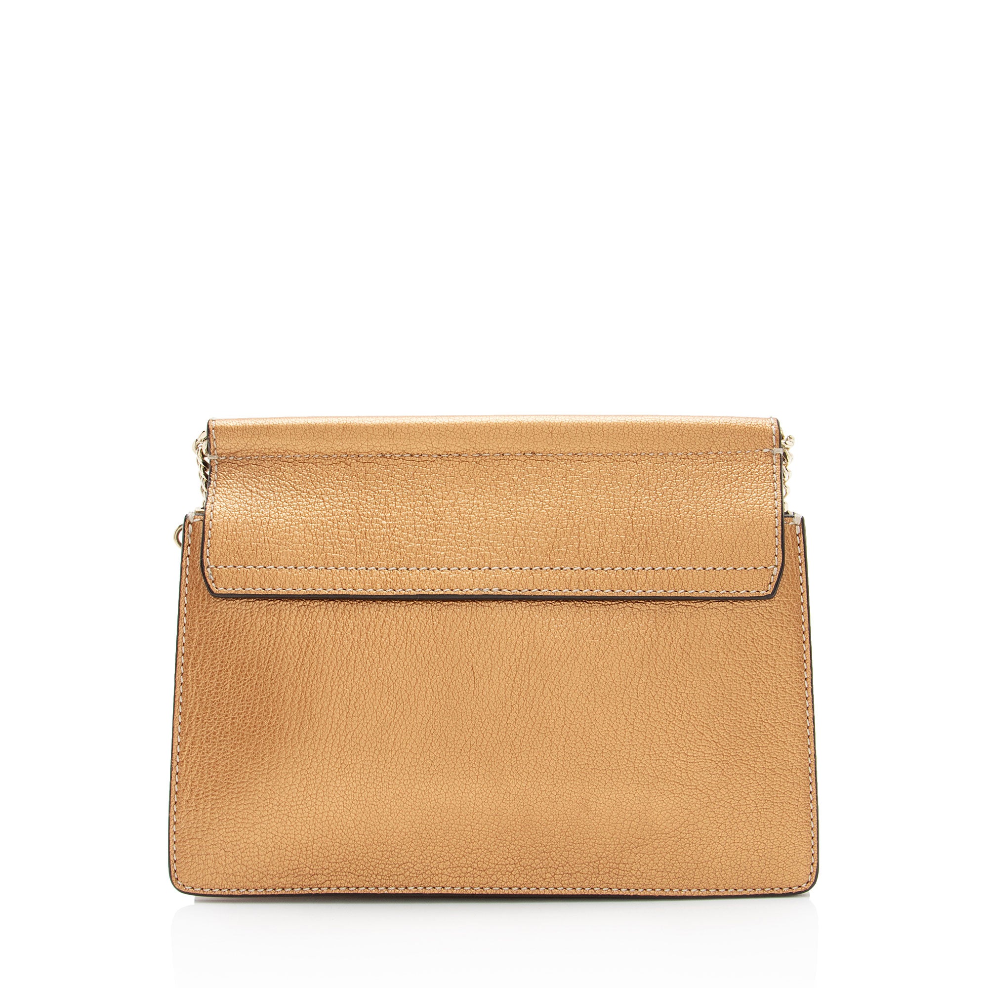 Chloe Metallic Calfskin Faye Mini Shoulder Bag