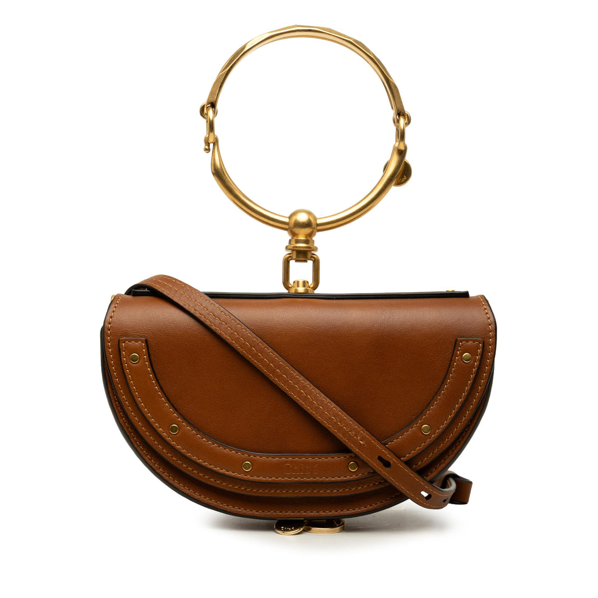Chloe Mini Calfskin Nile Bracelet Satchel