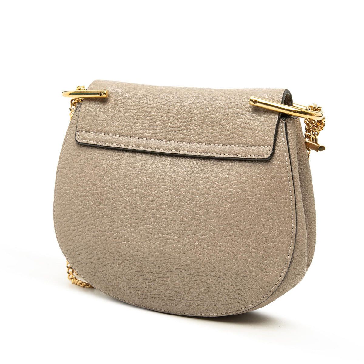 Chloe Mini Grained Lambskin Drew Crossbody