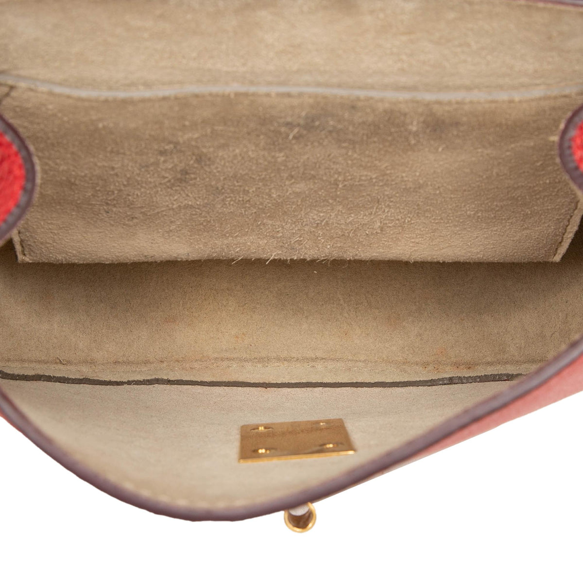 Chloe Mini Leather Drew Crossbody