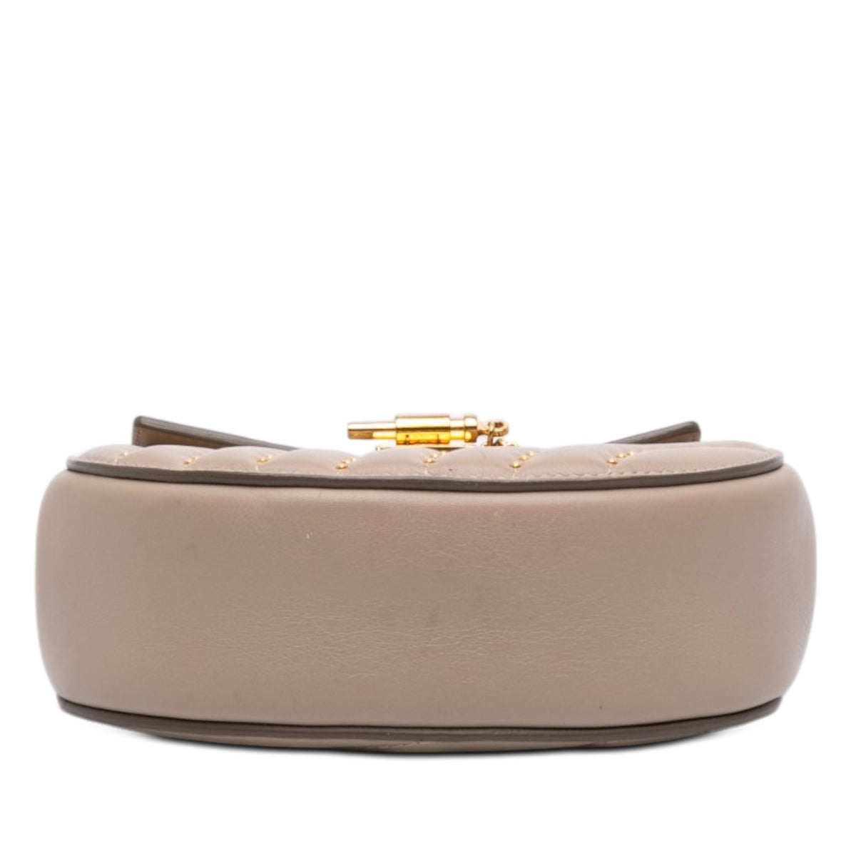 Chloe Mini Studded Leather Drew Bijou Satchel