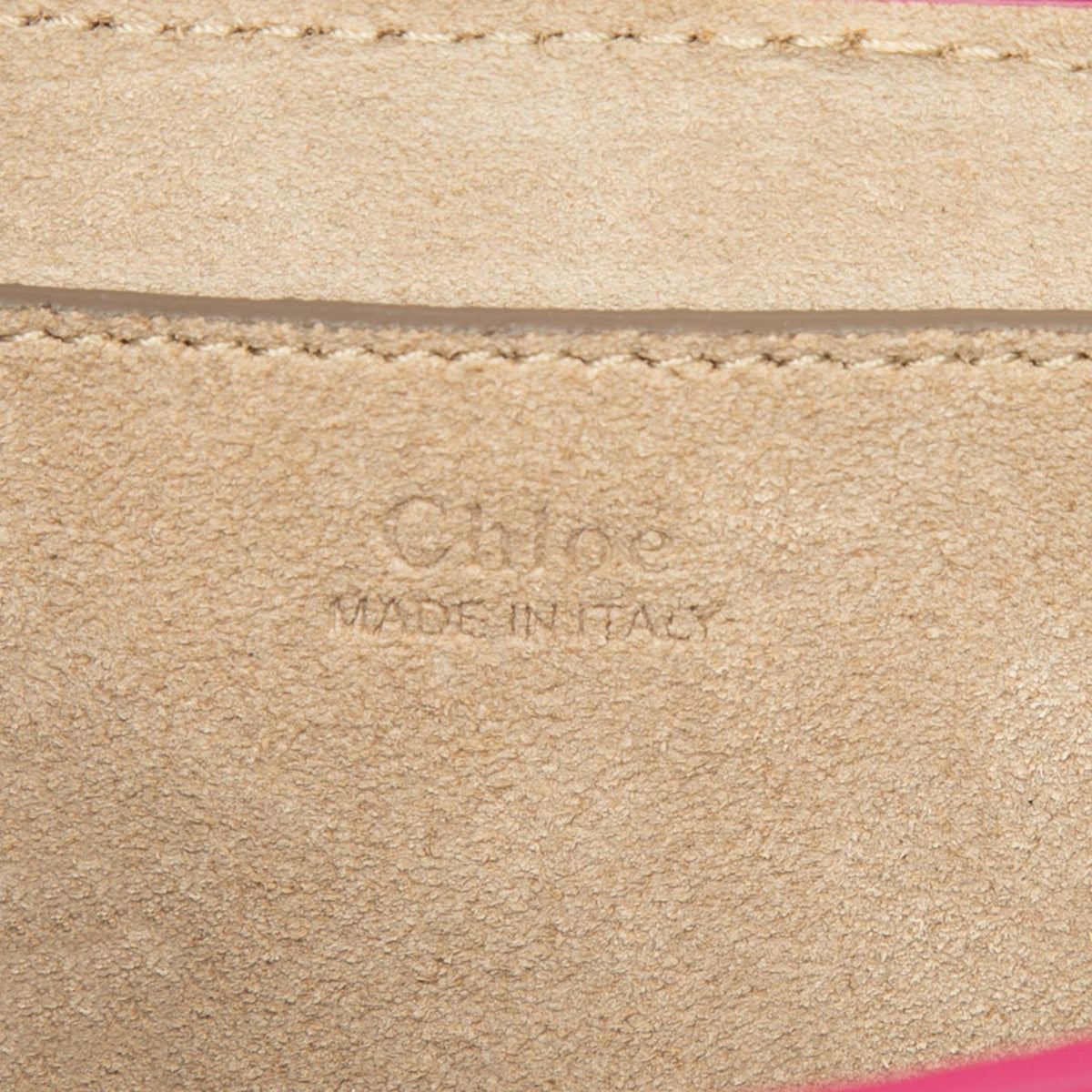 Chloe Nano Quilted Leather Drew Bijou Satchel