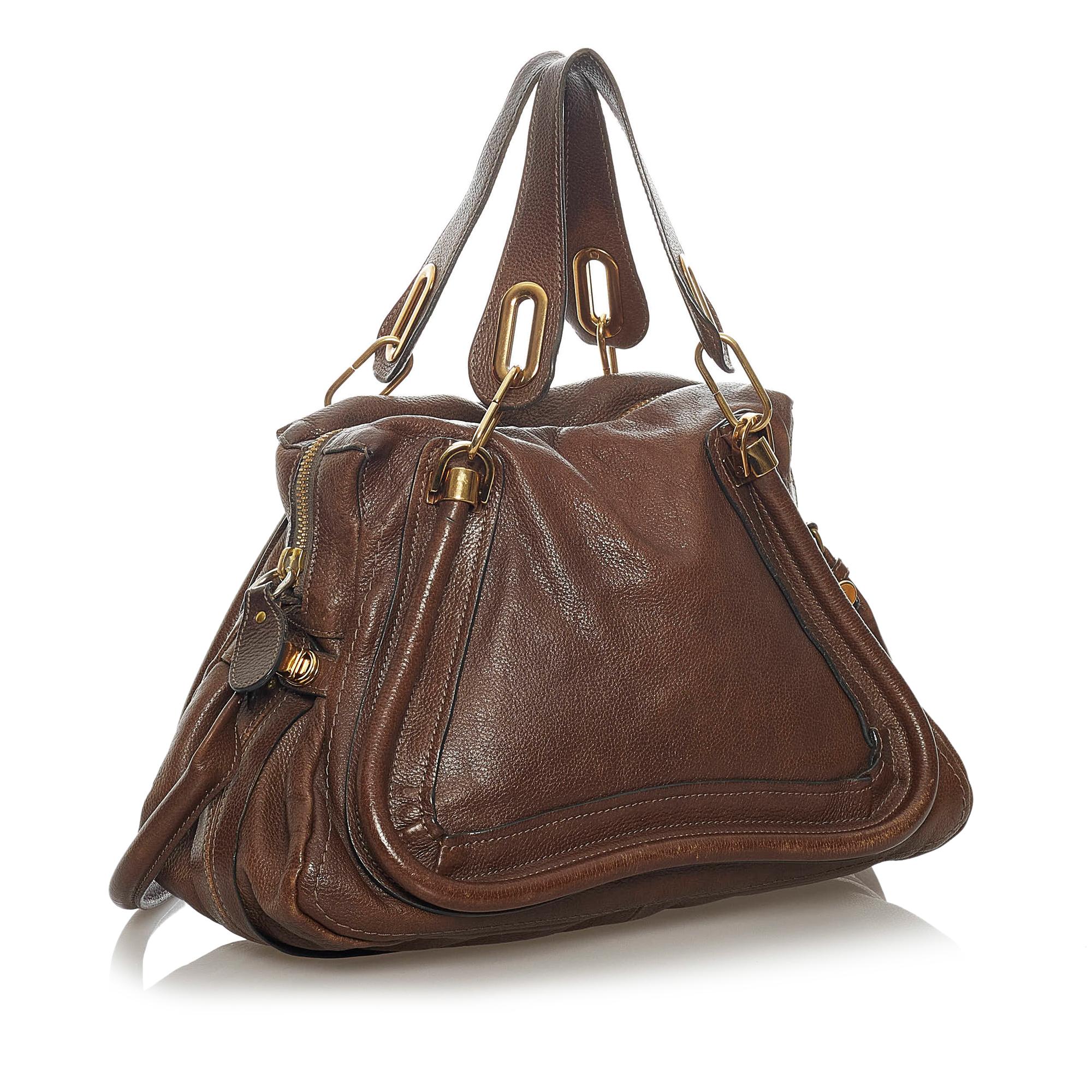 Chloe Paraty Leather Satchel (SHG-dSBGKp)