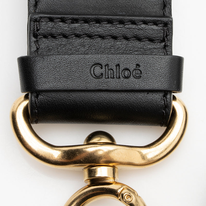Chloe Quilted Leather Roy Shoulder Bag (SHF-15791)