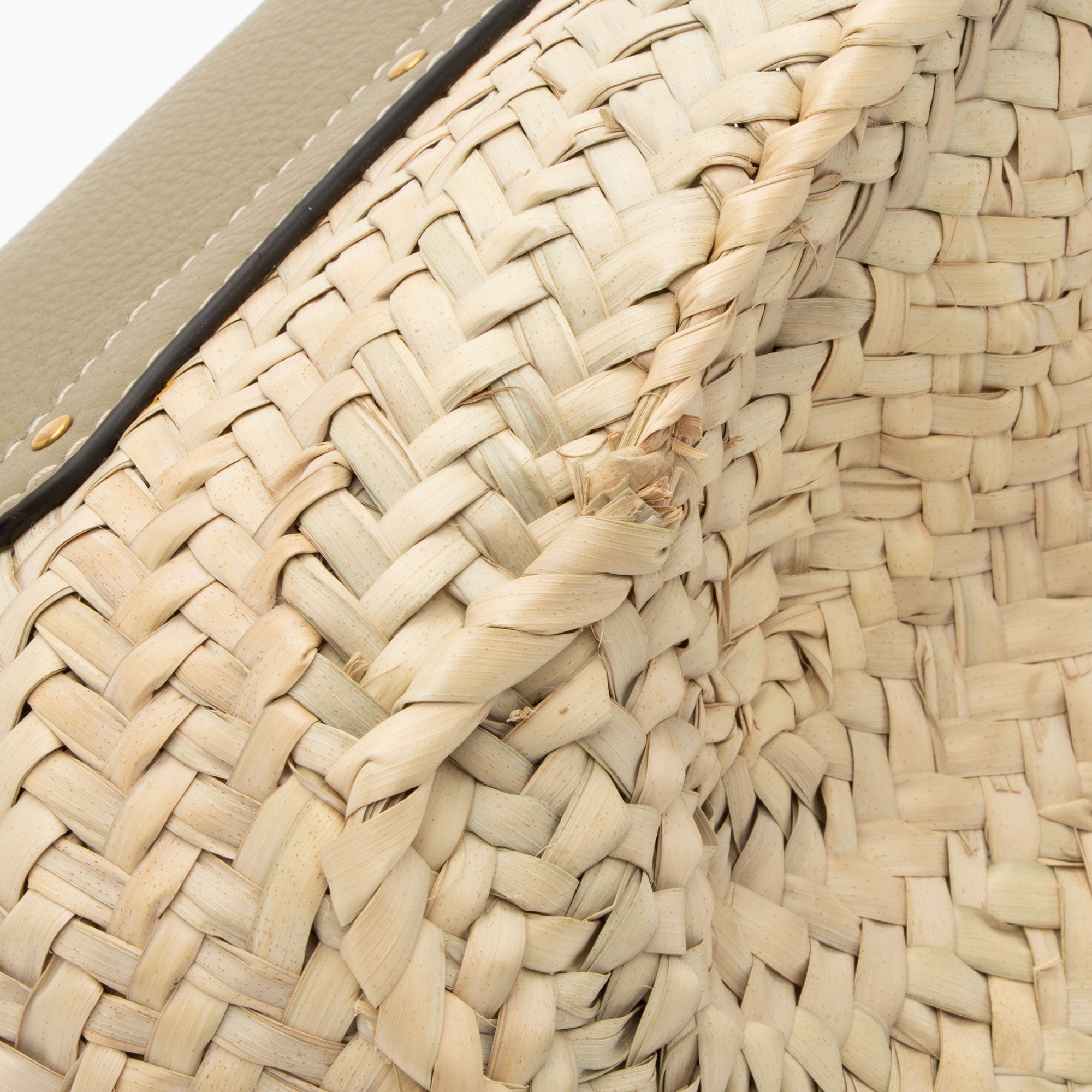 Chloe Raffia Marcie Small Basket Bag