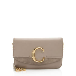 Chloe Shiny Calfskin C Mini Bag (SHF-mzADSH)