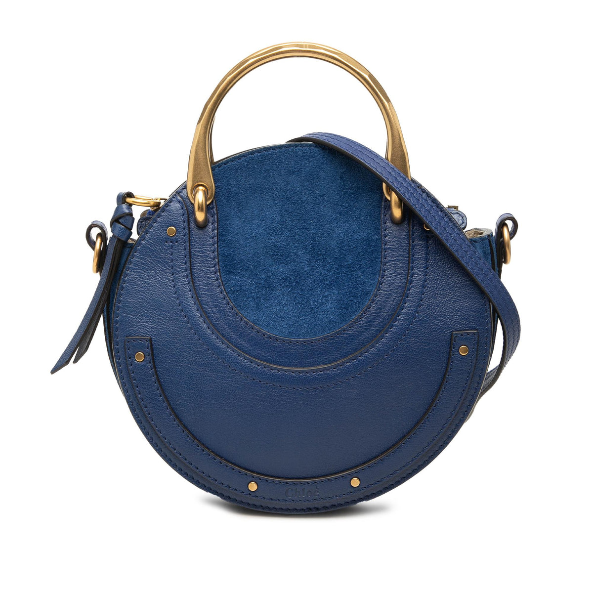 Chloe Small Calfskin and Suede Pixie Satchel