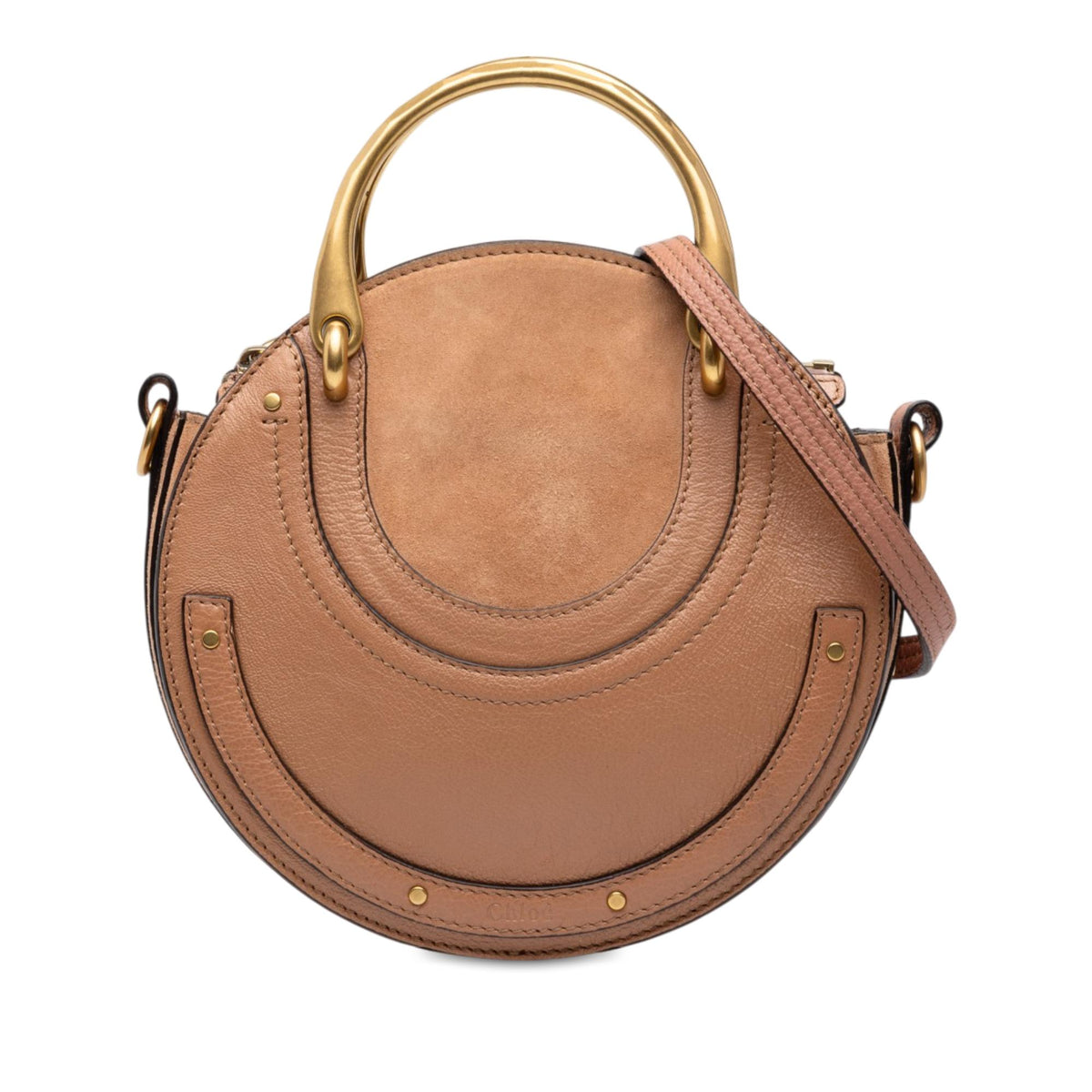 Chloe Small Calfskin and Suede Pixie Satchel