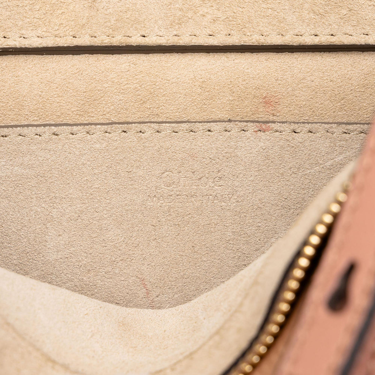 Chloe Small Calfskin and Suede Pixie Satchel