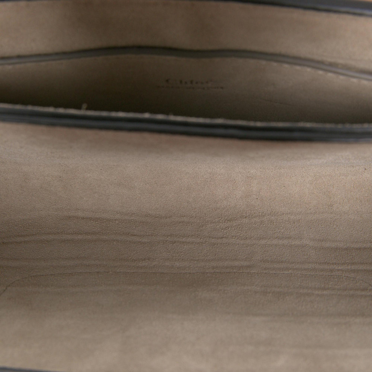 Chloe Small Croc Embossed Leather Faye Crossbody