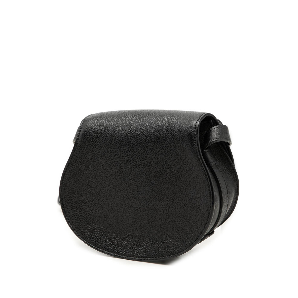 Chloe Small Grained Leather Marcie Saddle Crossbody