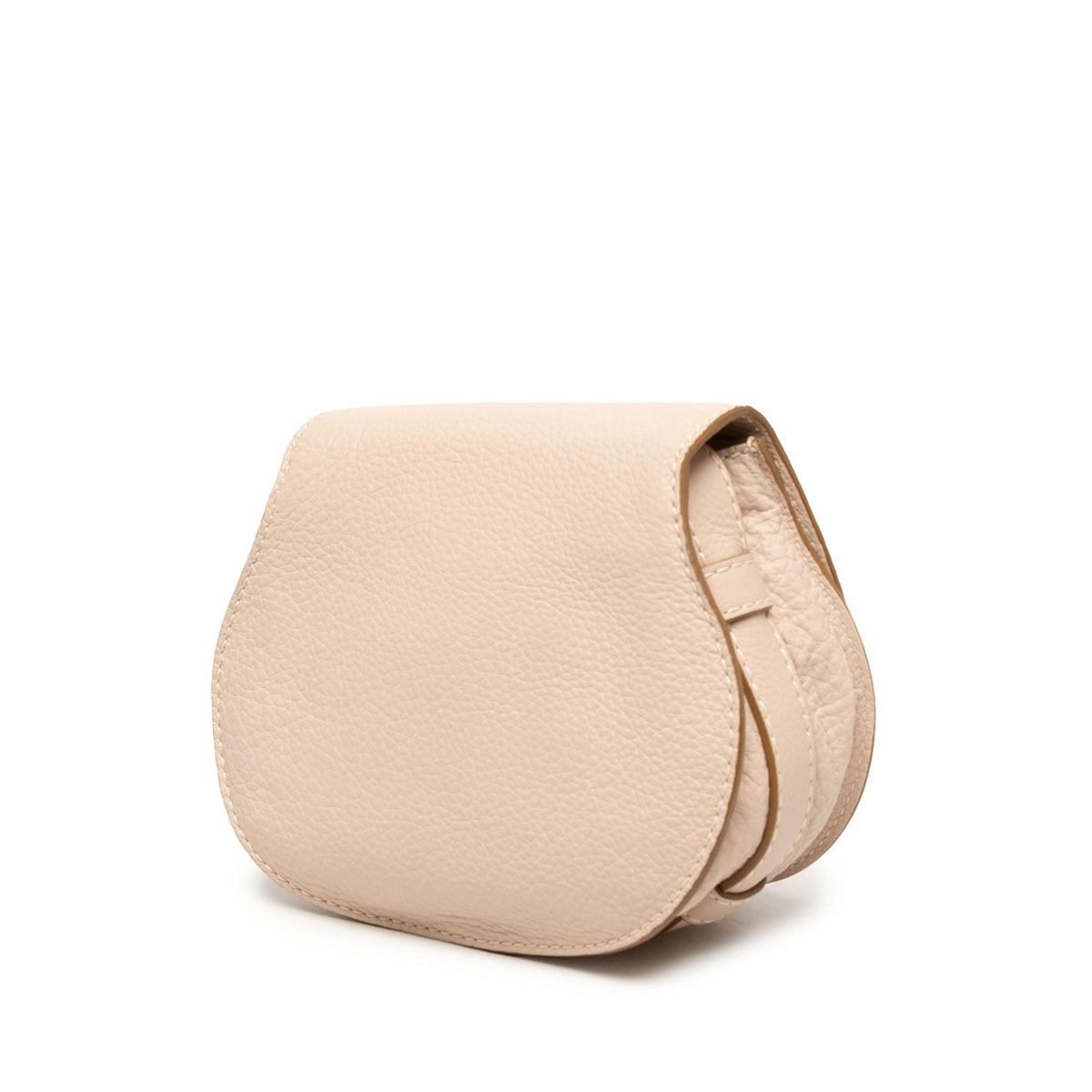 Chloe Small Grained Leather Marcie Saddle Crossbody