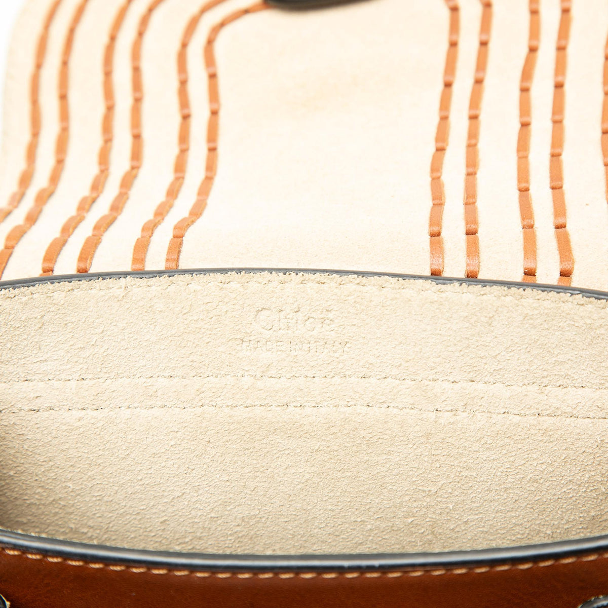 Chloe Small Leather Braided Hudson Crossbody