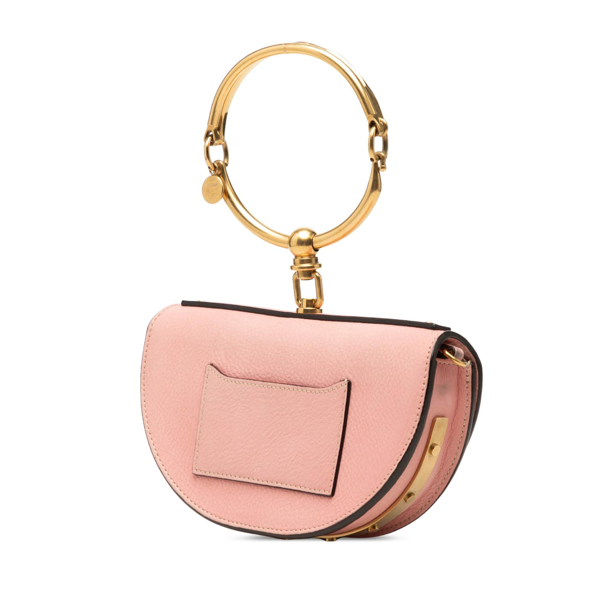 Chloe Small Leather Nile Bracelet Minaudiere