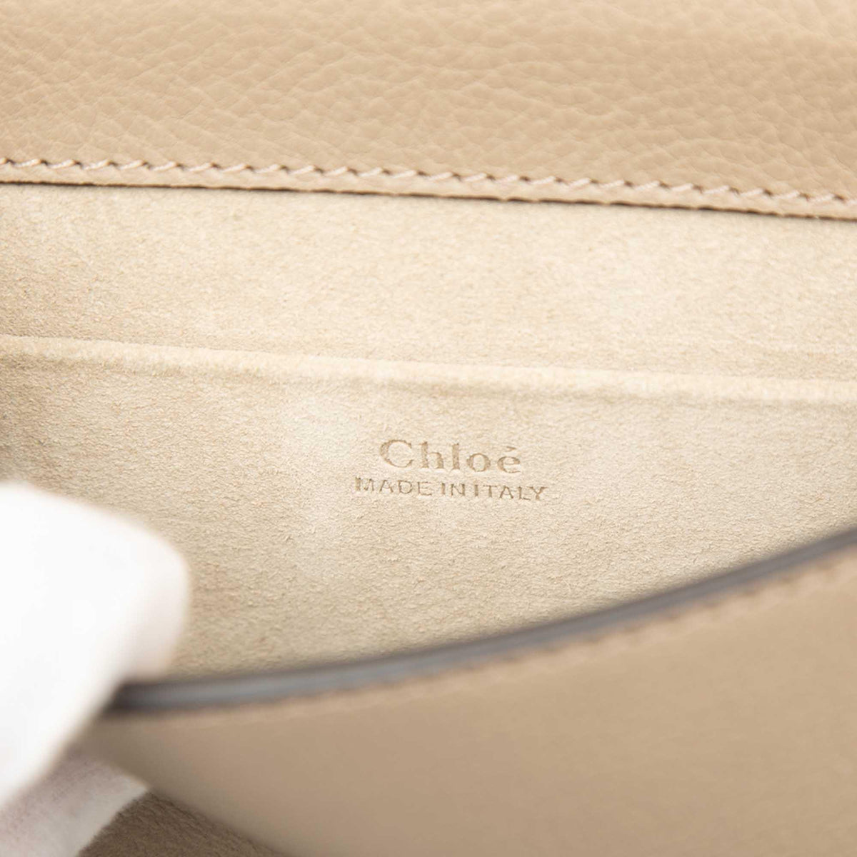 Chloe Small Leather Nile Bracelet Satchel