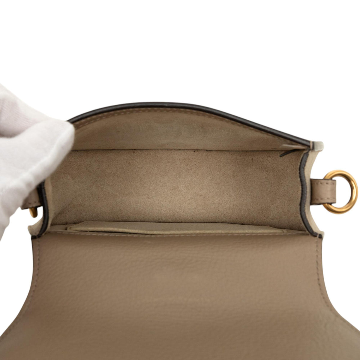 Chloe Small Leather Nile Bracelet Satchel