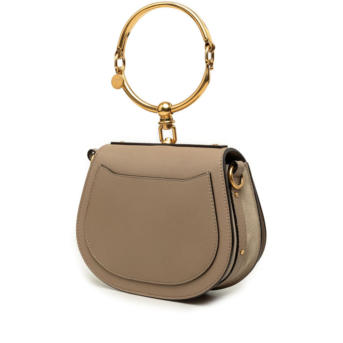 Chloe Small Leather Nile Bracelet Satchel