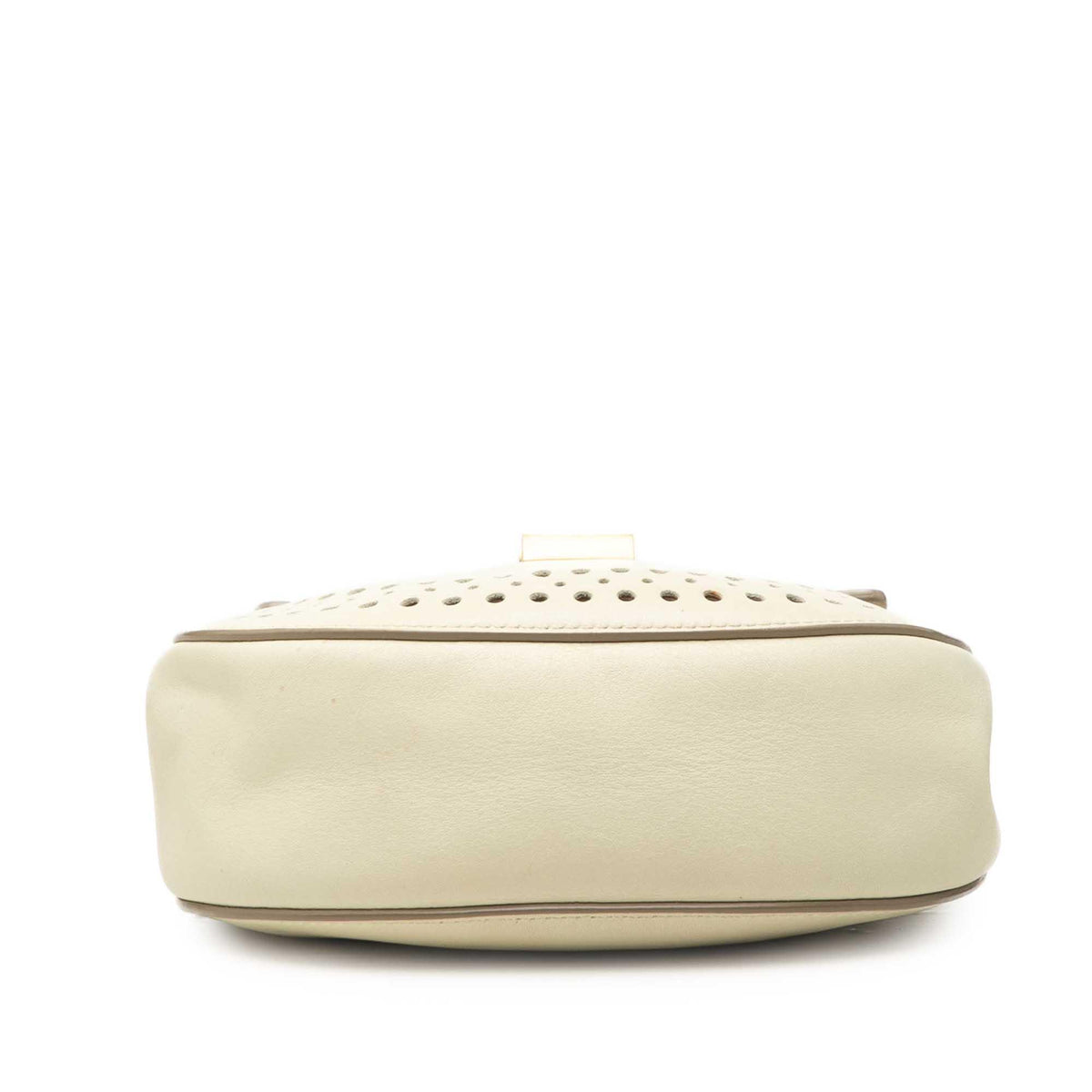 Chloe Small Perforated Leather Drew Crossbody