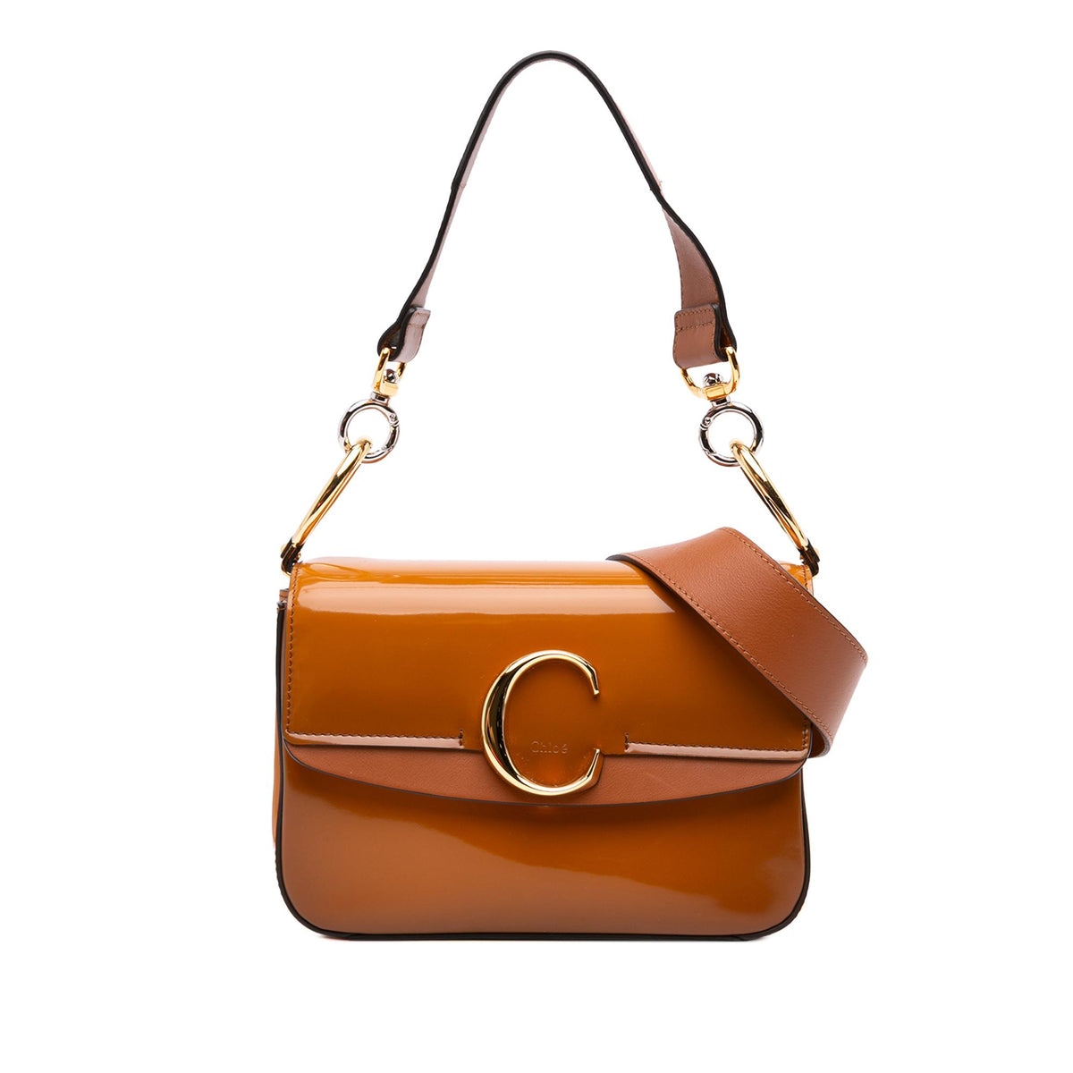 Chloe Small Spazzolato Sfumato C Double Carry Satchel