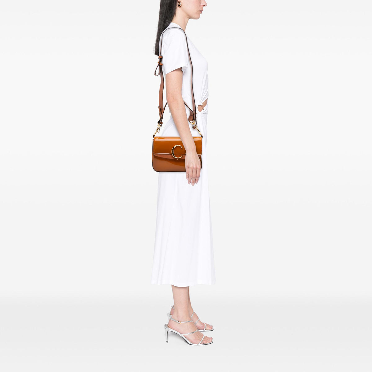 Chloe Small Spazzolato Sfumato C Double Carry Satchel
