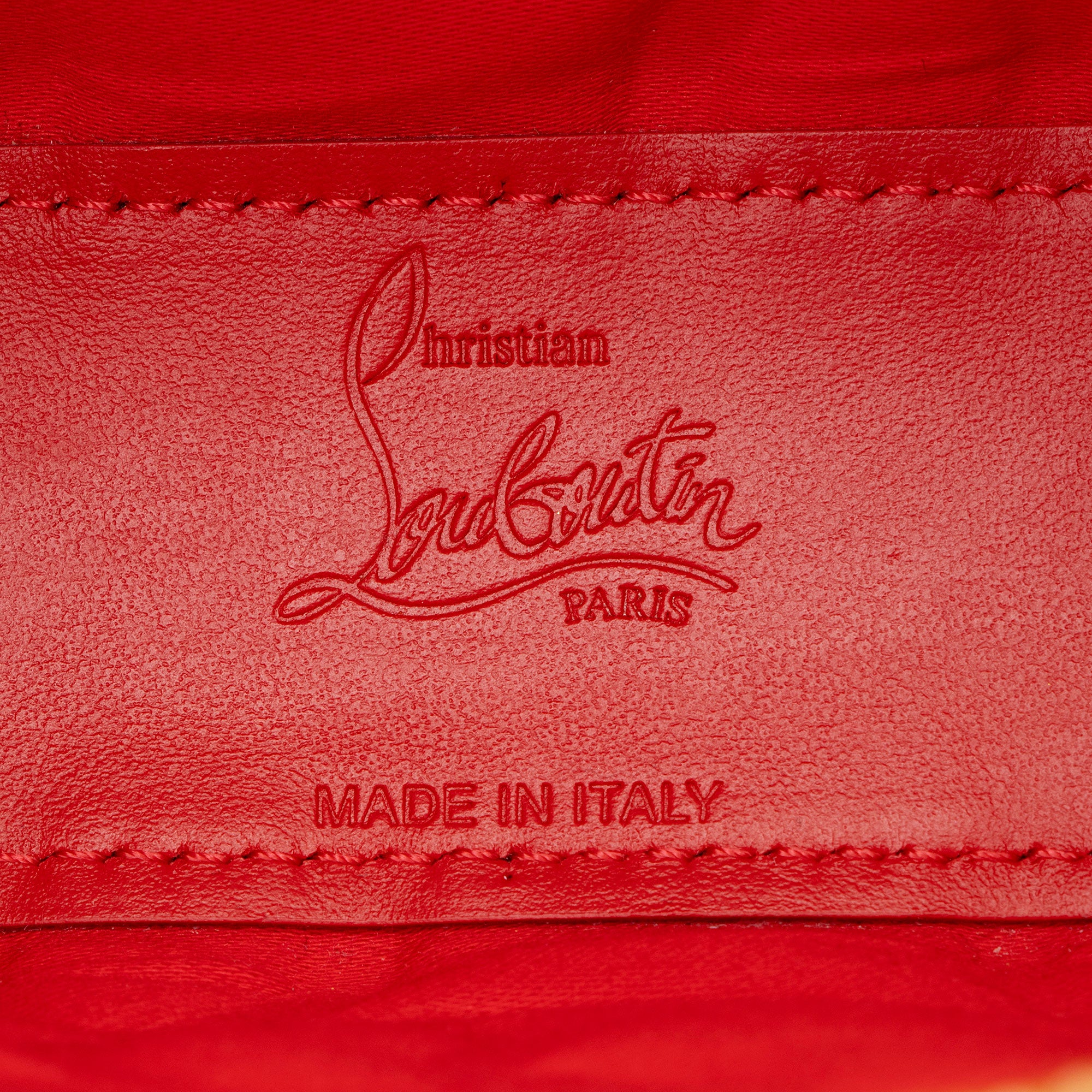Christian Louboutin CL Embossed Nappa Loubila Crossbody