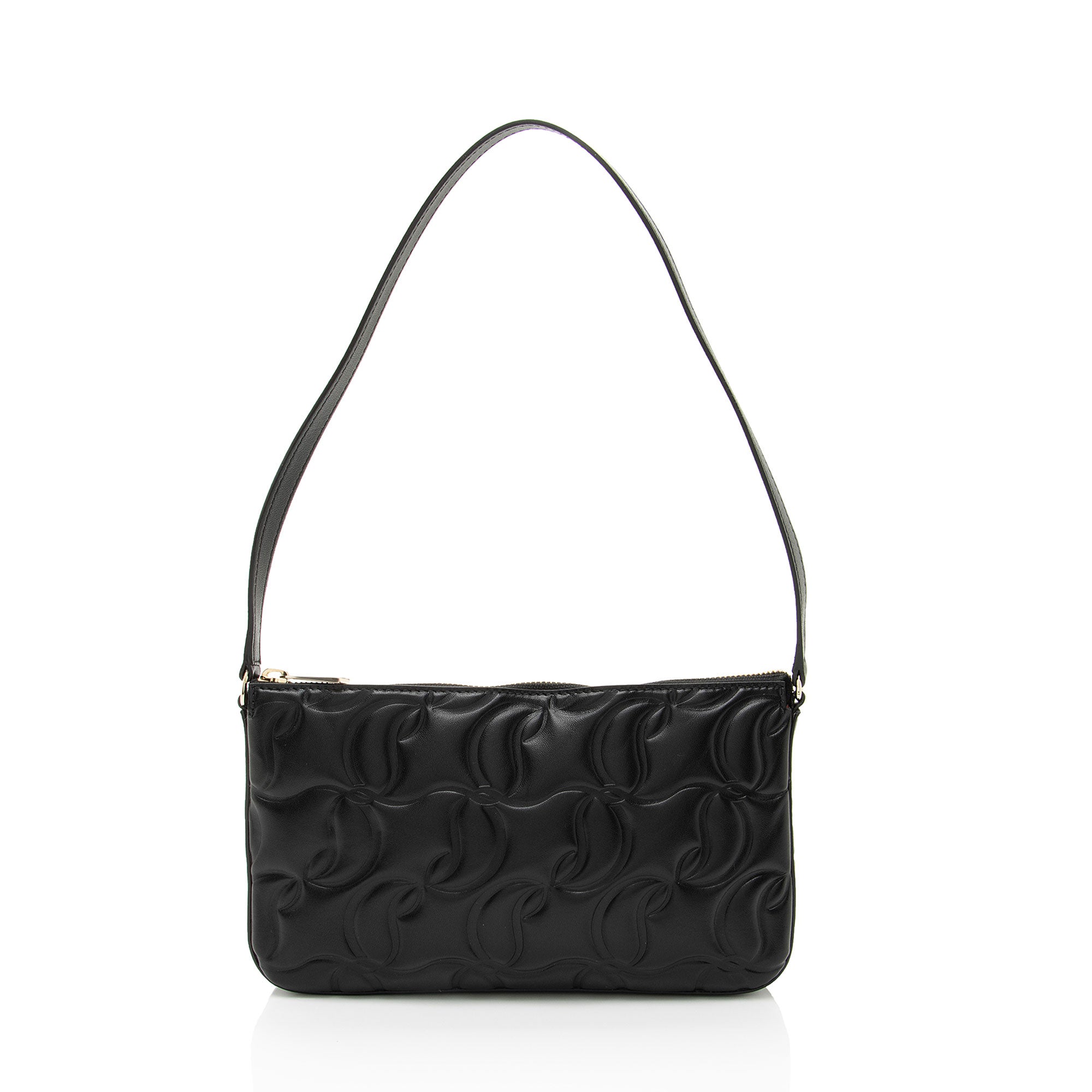 Christian Louboutin CL Embossed Nappa Loubila Shoulder Bag