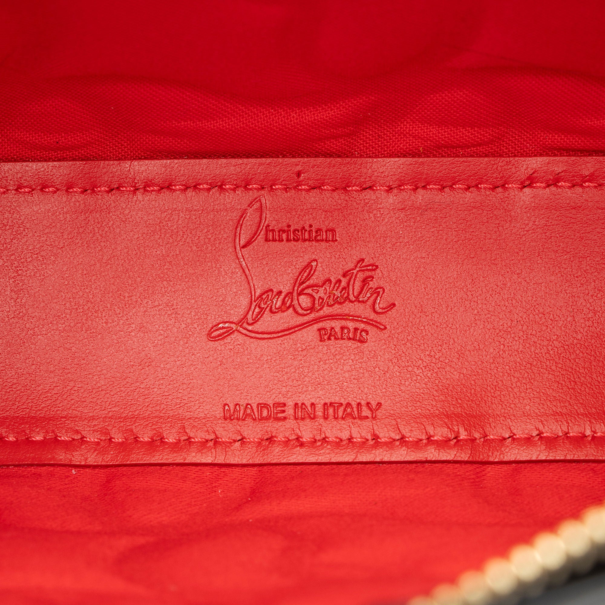Christian Louboutin CL Embossed Nappa Loubila Shoulder Bag