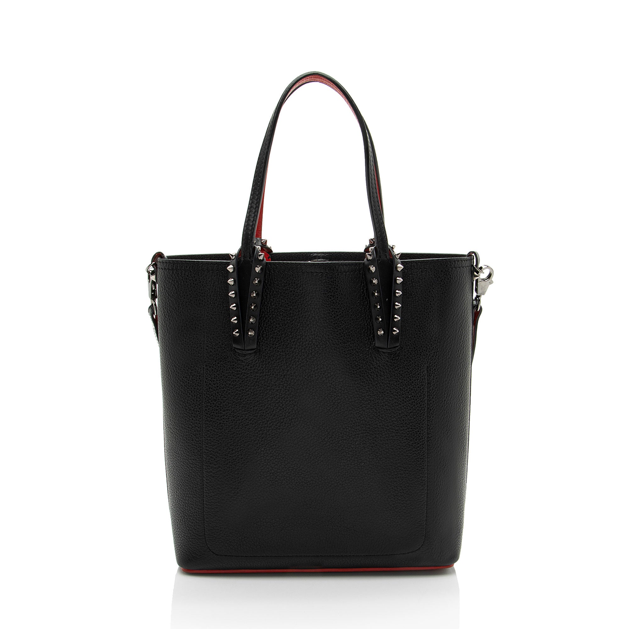 Christian Louboutin Calfskin Spikes Cabata N/S Tote
