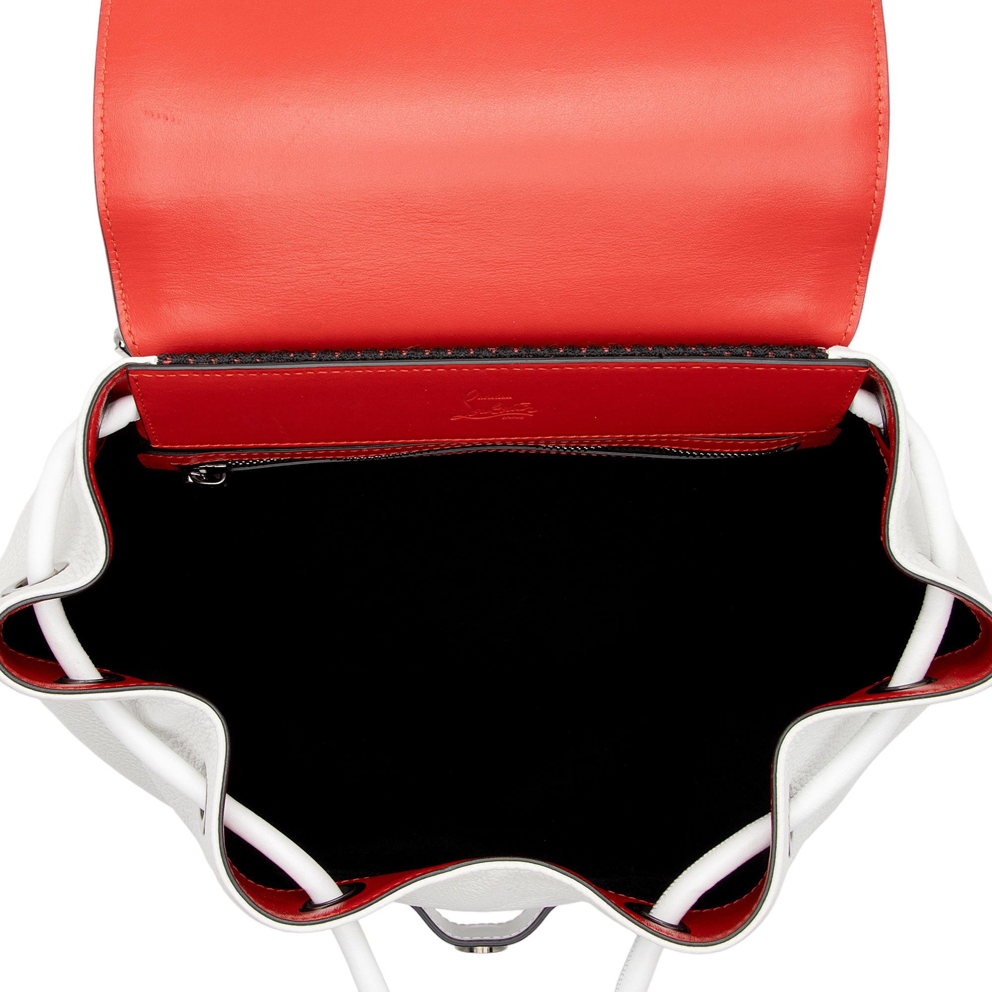 Christian Louboutin Calfskin Studded Explorafunk Backpack (SHF-u5Ygt1)