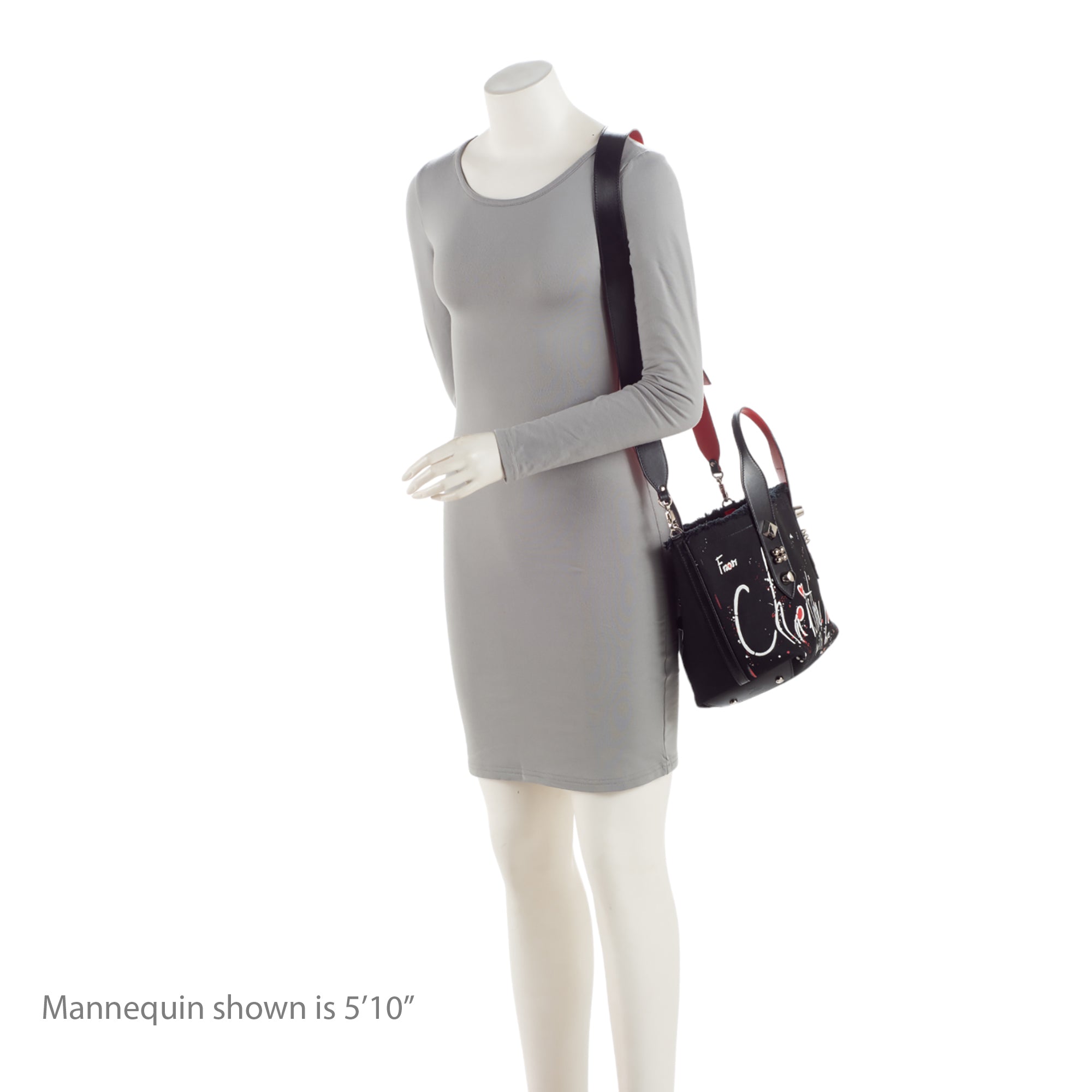 Christian Louboutin Canvas Frangibus Printed Small Tote (SHF-SFTZBU)