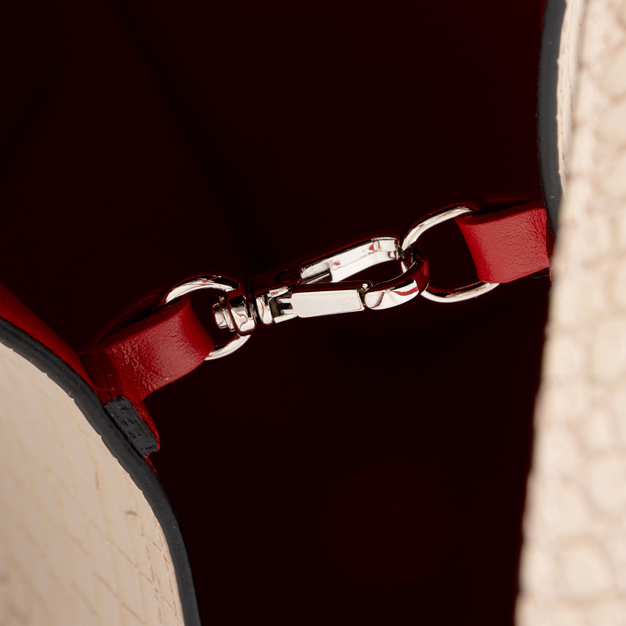 Christian Louboutin Croc Embossed Leather Cabarock Small Tote (SHF-agxwVX)