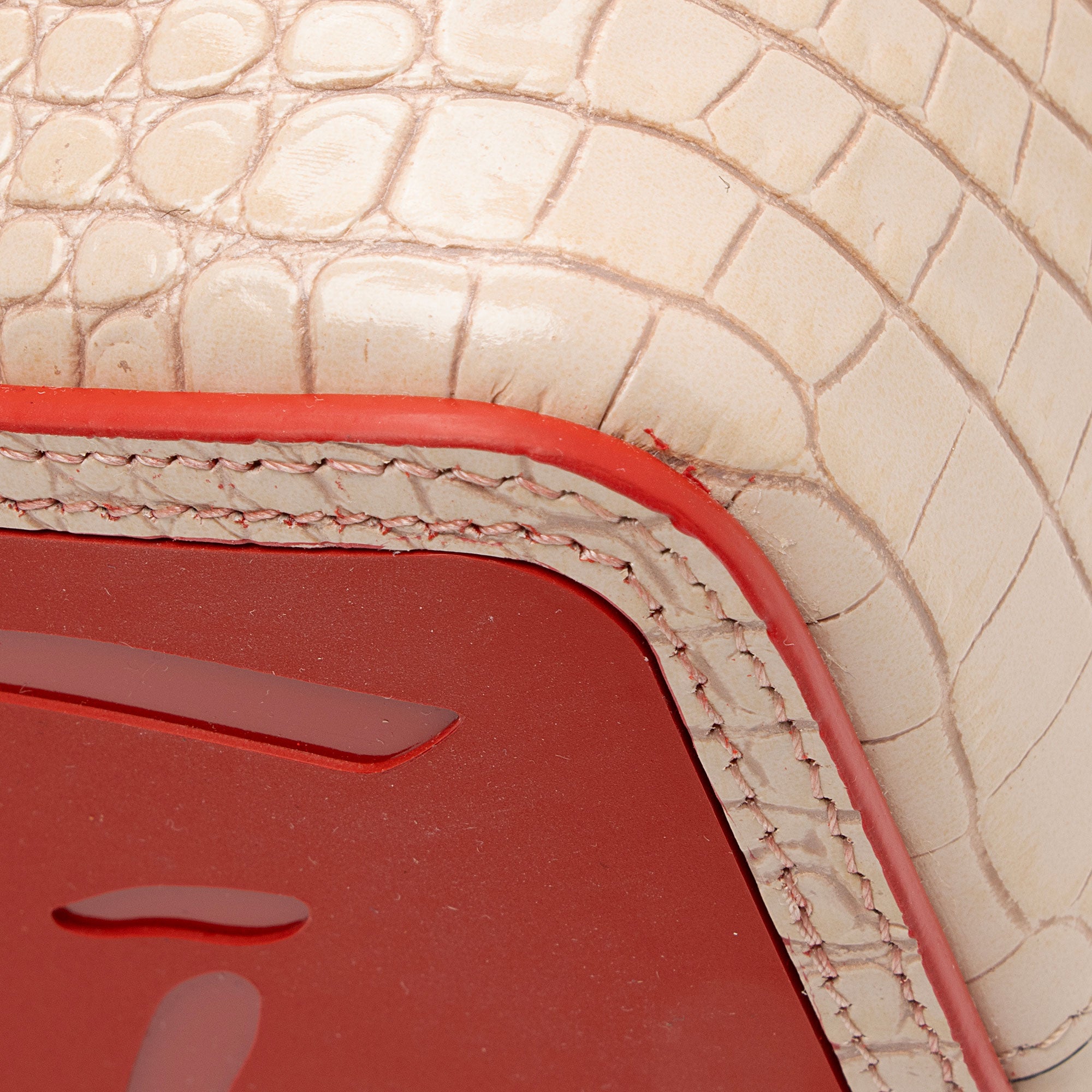 Christian Louboutin Croc Embossed Leather Cabarock Small Tote (SHF-agxwVX)