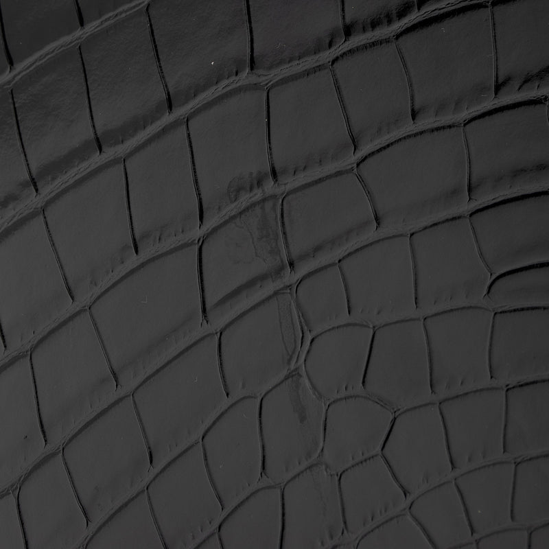 Christian Louboutin Shiny Croc Embossed Leather Cabarock Small Tote (SHF-dj5xXZ)