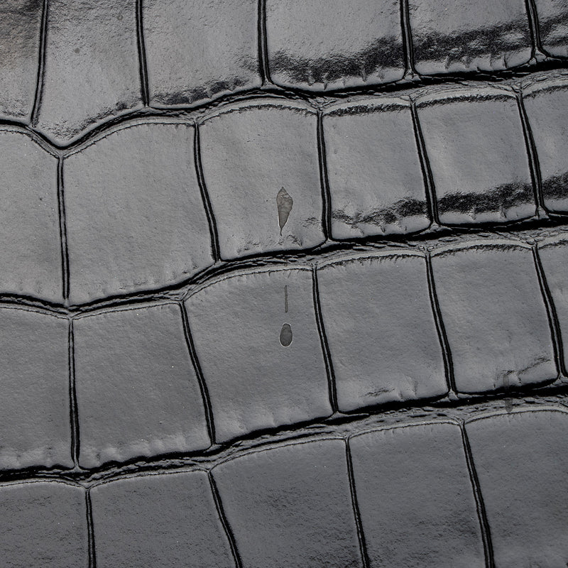 Christian Louboutin Shiny Croc Embossed Leather Cabarock Small Tote (SHF-dj5xXZ)