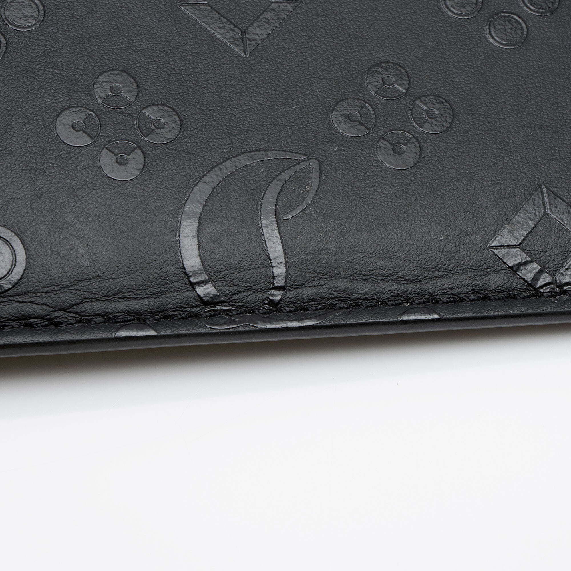 Christian Louboutin Embossed Leather Loubinthesky Pochette