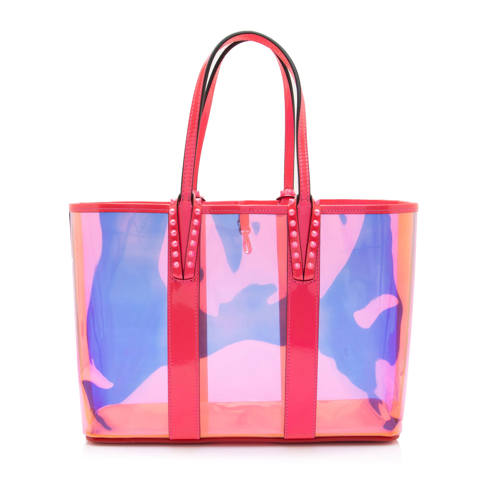 Christian Louboutin Iridescent PVC Cabata Small Tote