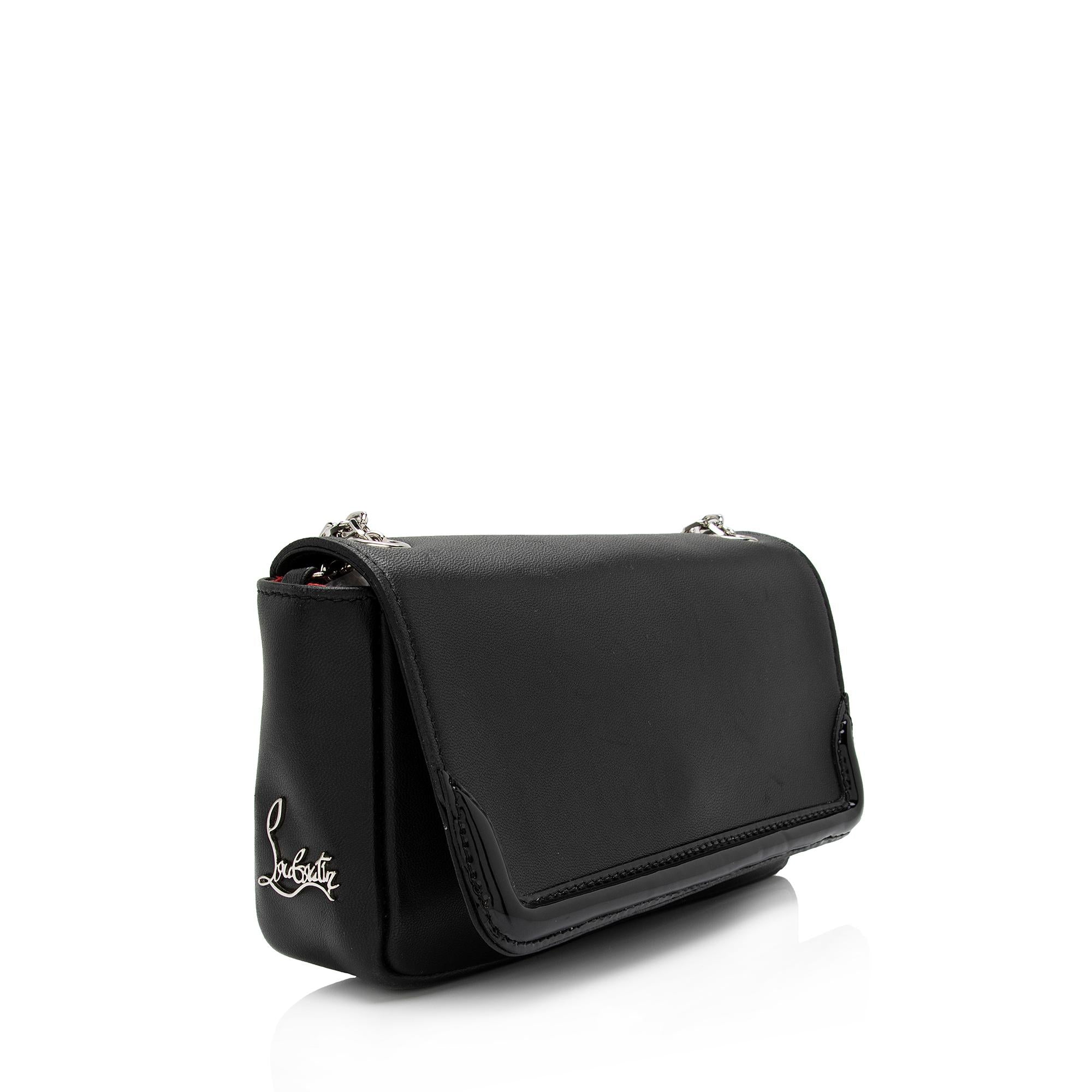 Christian Louboutin Leather Artemis Studded Small Shoulder Bag (SHF-po0tSn)