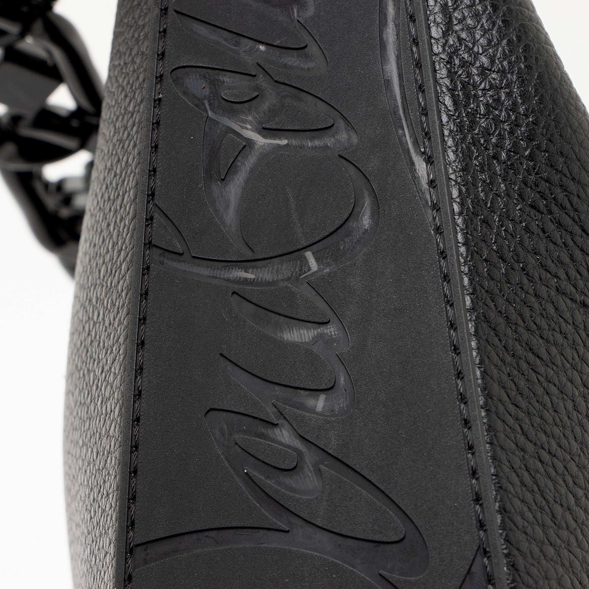 Christian Louboutin Leather Loubila Chain Shoulder Bag