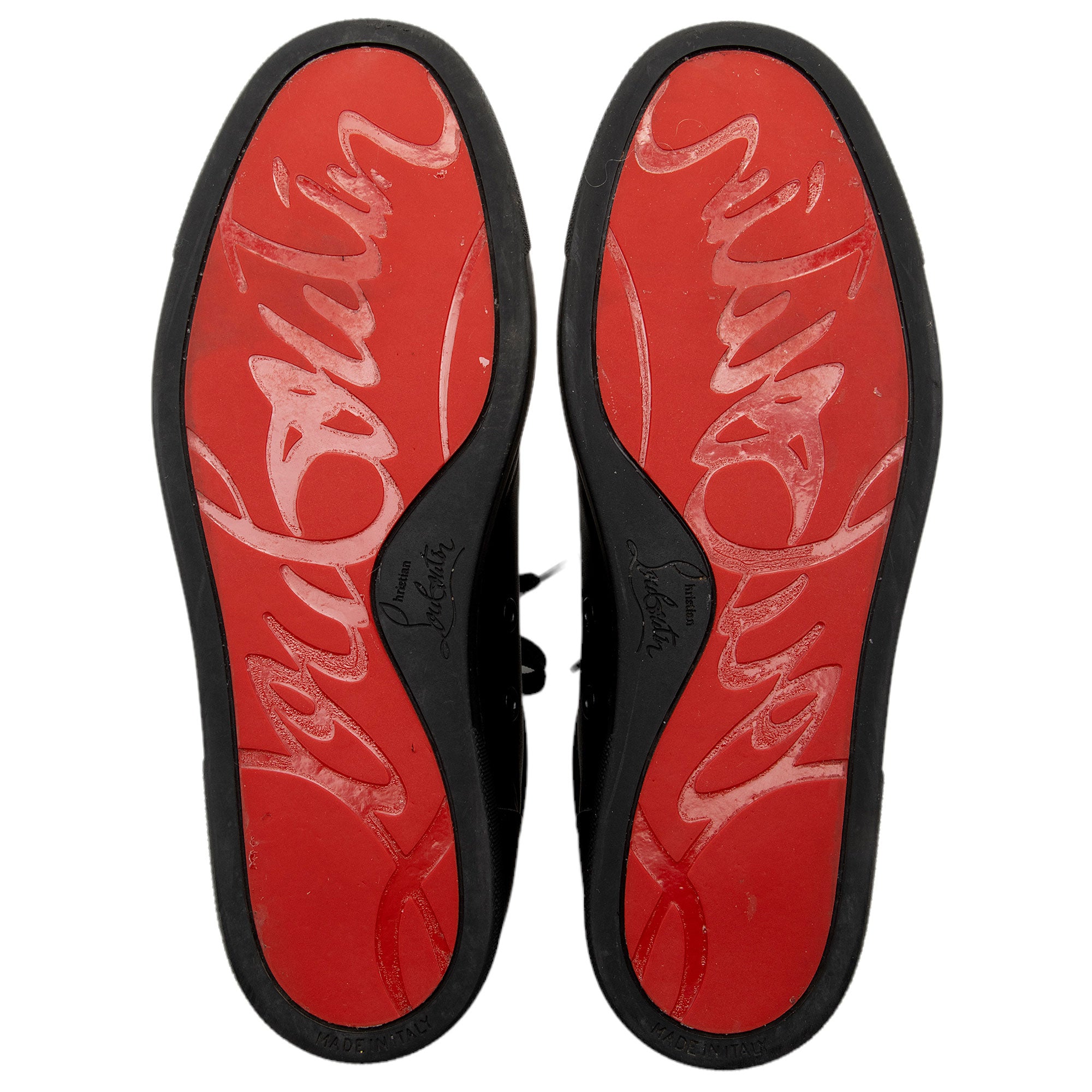Christian Louboutin Leather Louis Junior Sneakers - Size 9.5 / 39.5 (SHF-SjOzVU)