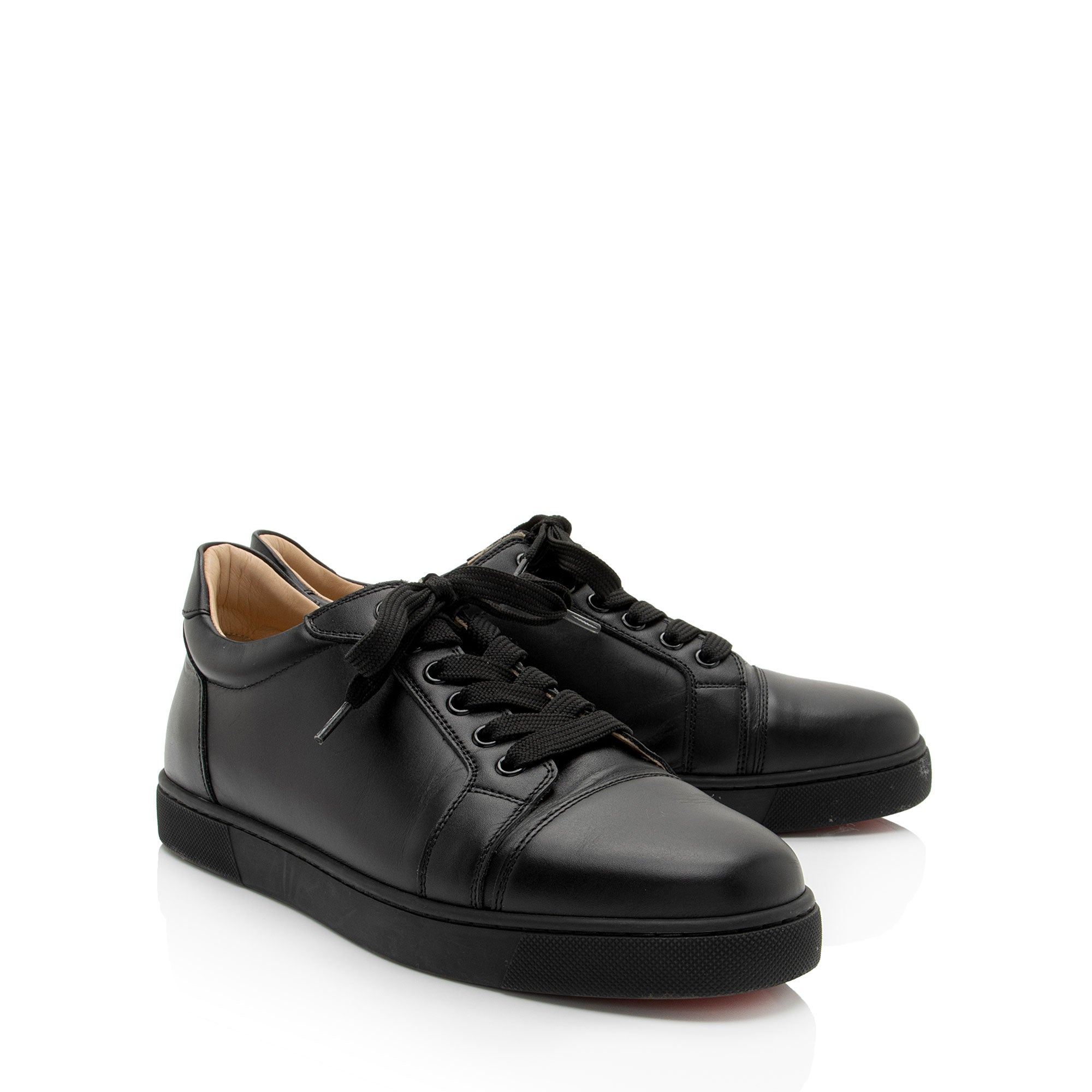 Christian Louboutin Leather Louis Junior Sneakers - Size 9.5 / 39.5 (SHF-SjOzVU)