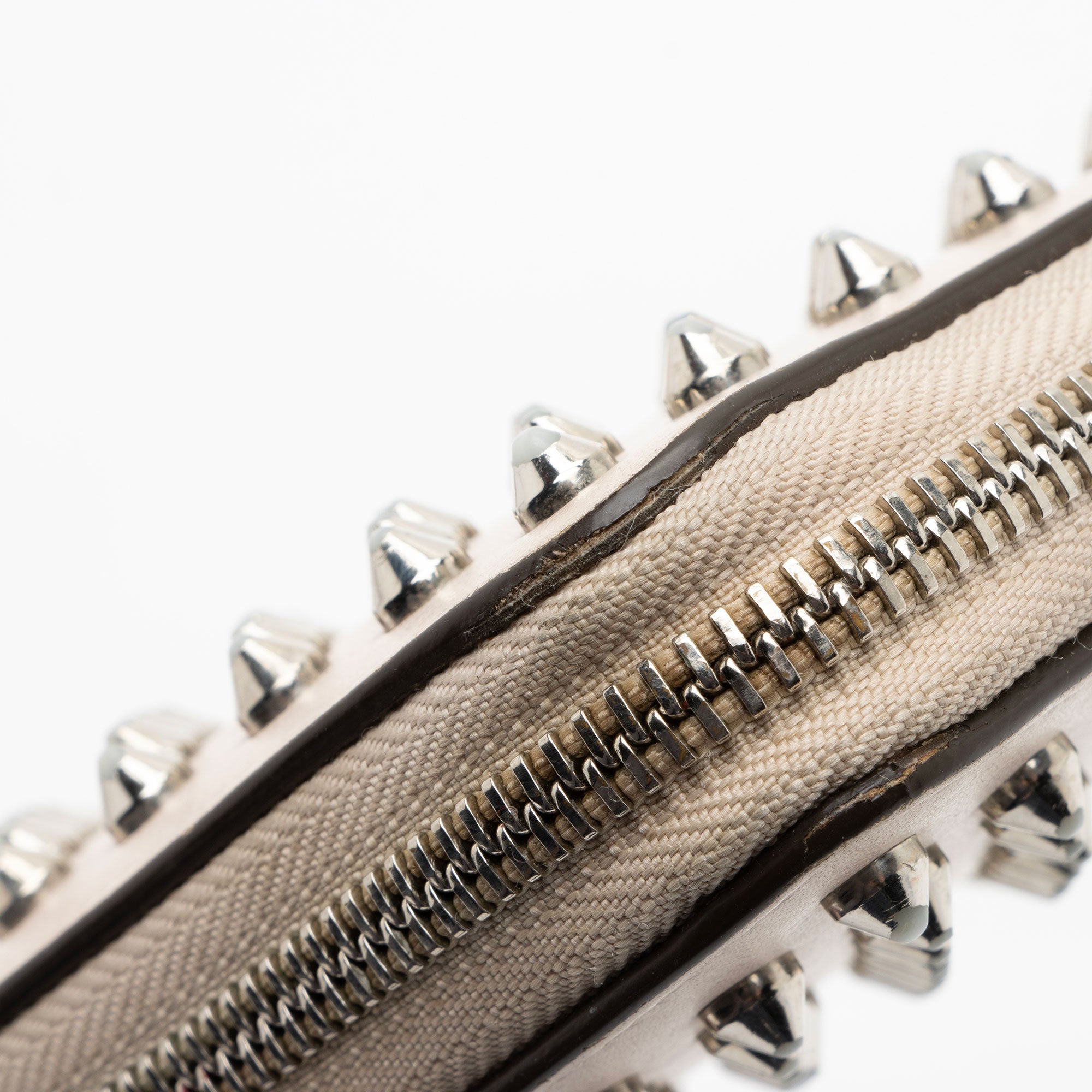 Christian Louboutin Leather Spiked Panettone Wallet