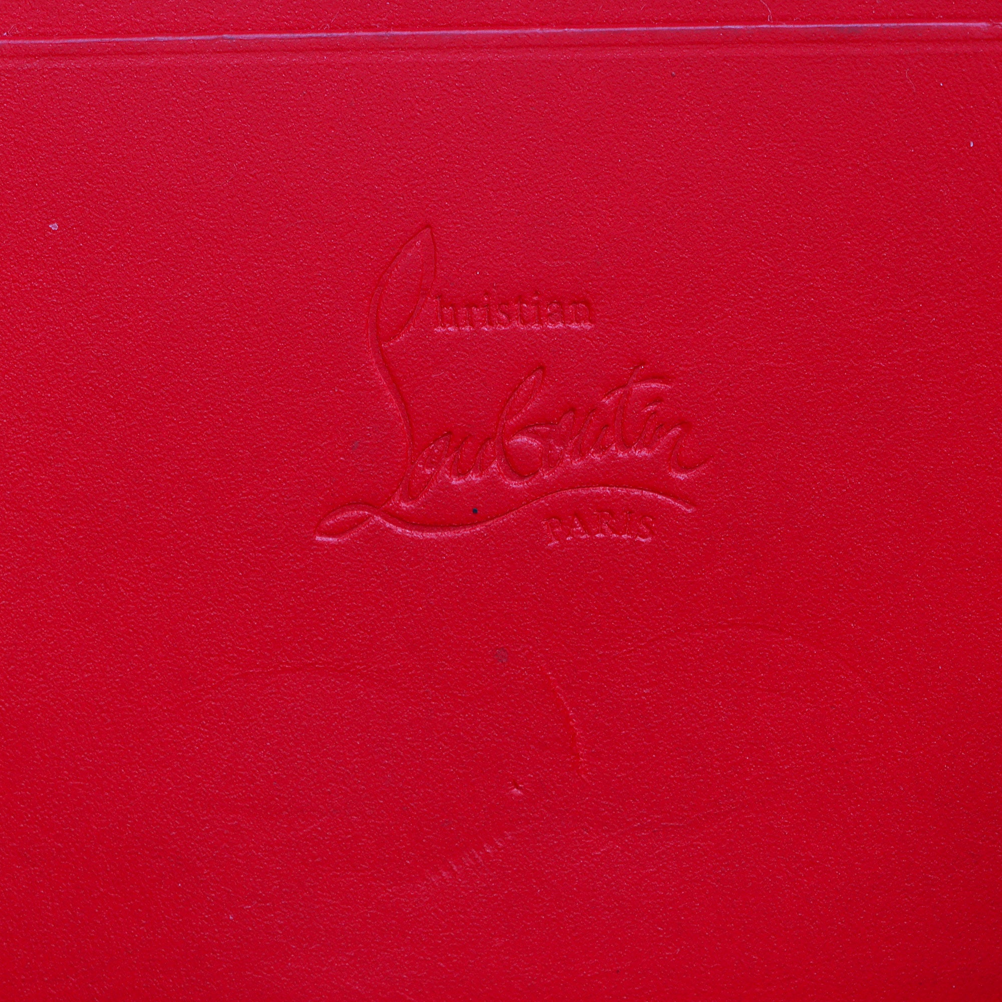 Christian Louboutin Leather Winged Heart Zip Compact Wallet (SHF-J54Gws)
