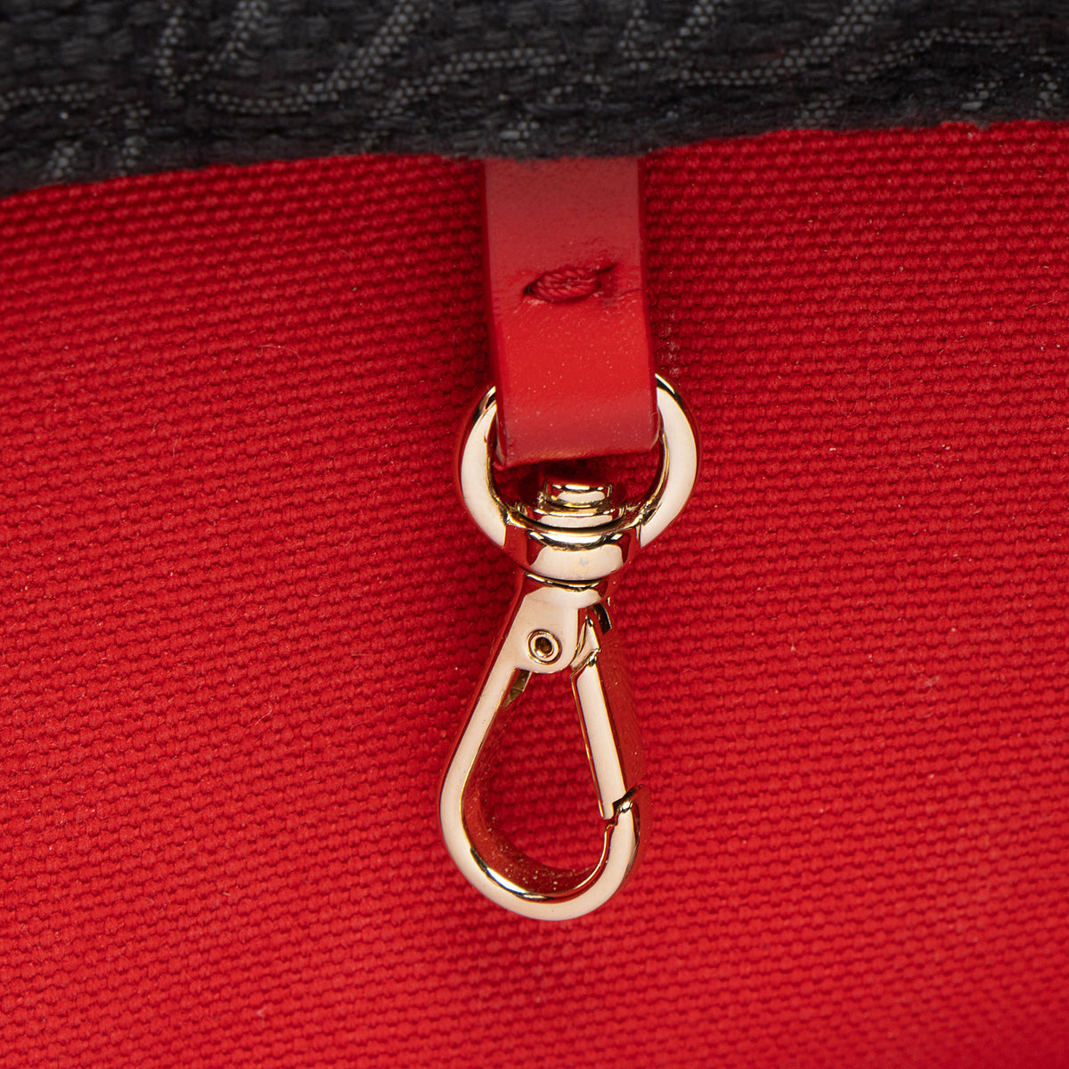 Christian Louboutin Logo Canvas By My Side Mini Tote