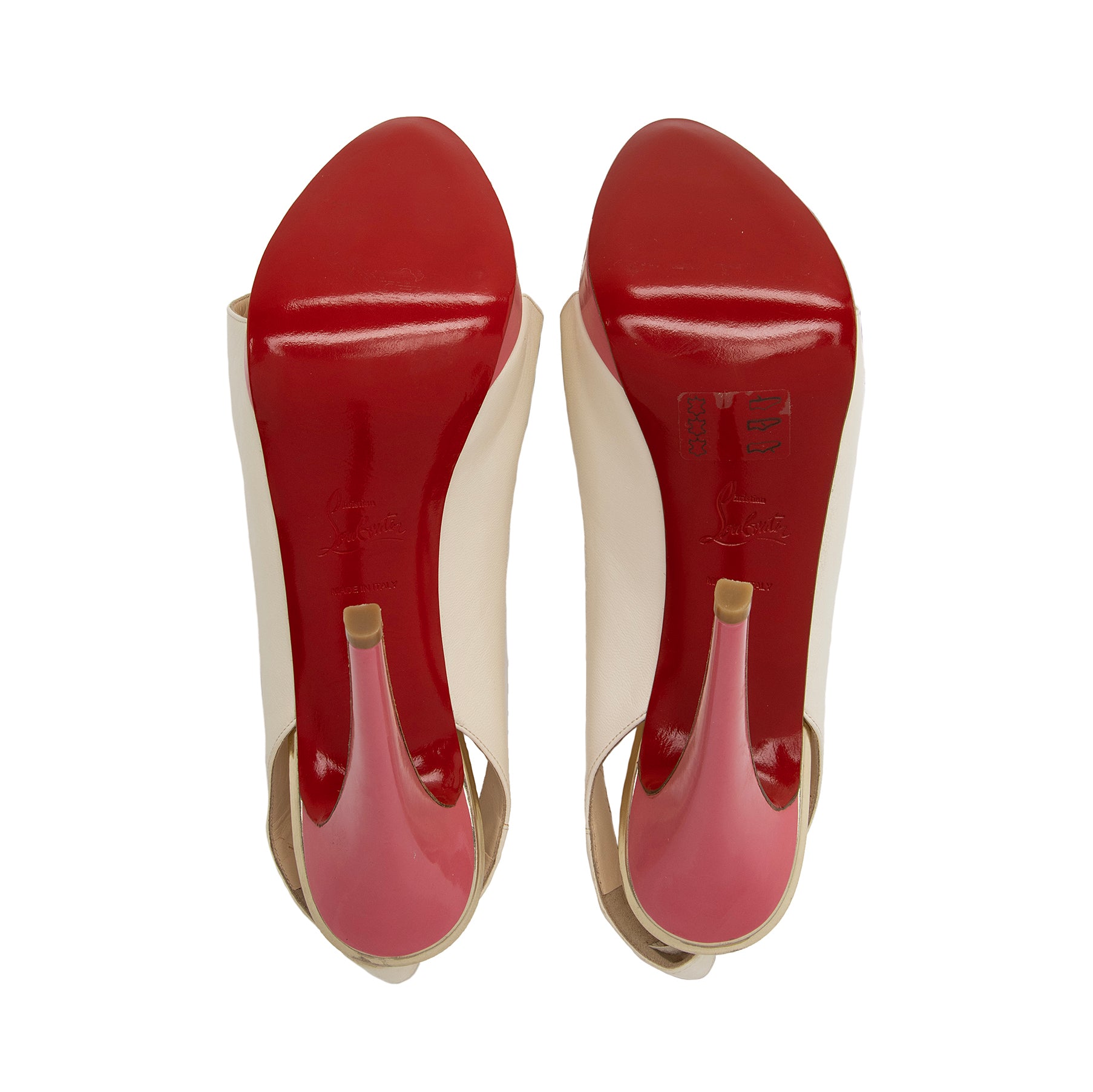 Christian Louboutin Nappa Leather Very Croise Slingback 140 Pumps - Size 9 / 39 (SHF-ZReYTq)