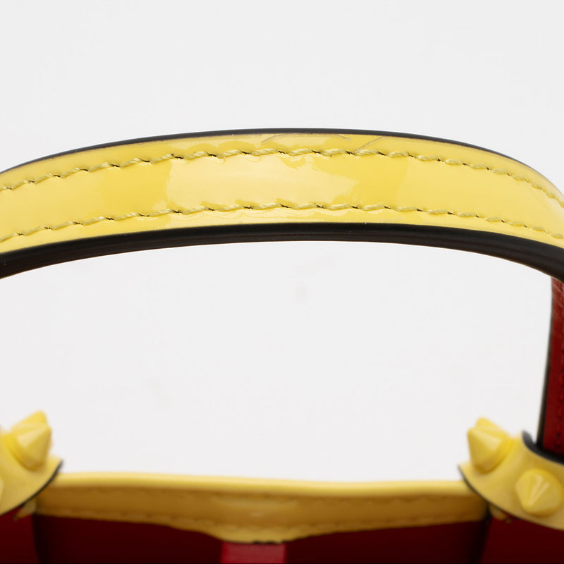 Christian Louboutin Patent Leather Cabata Mini Tote (SHF-K7Q0lt) – LuxeDH