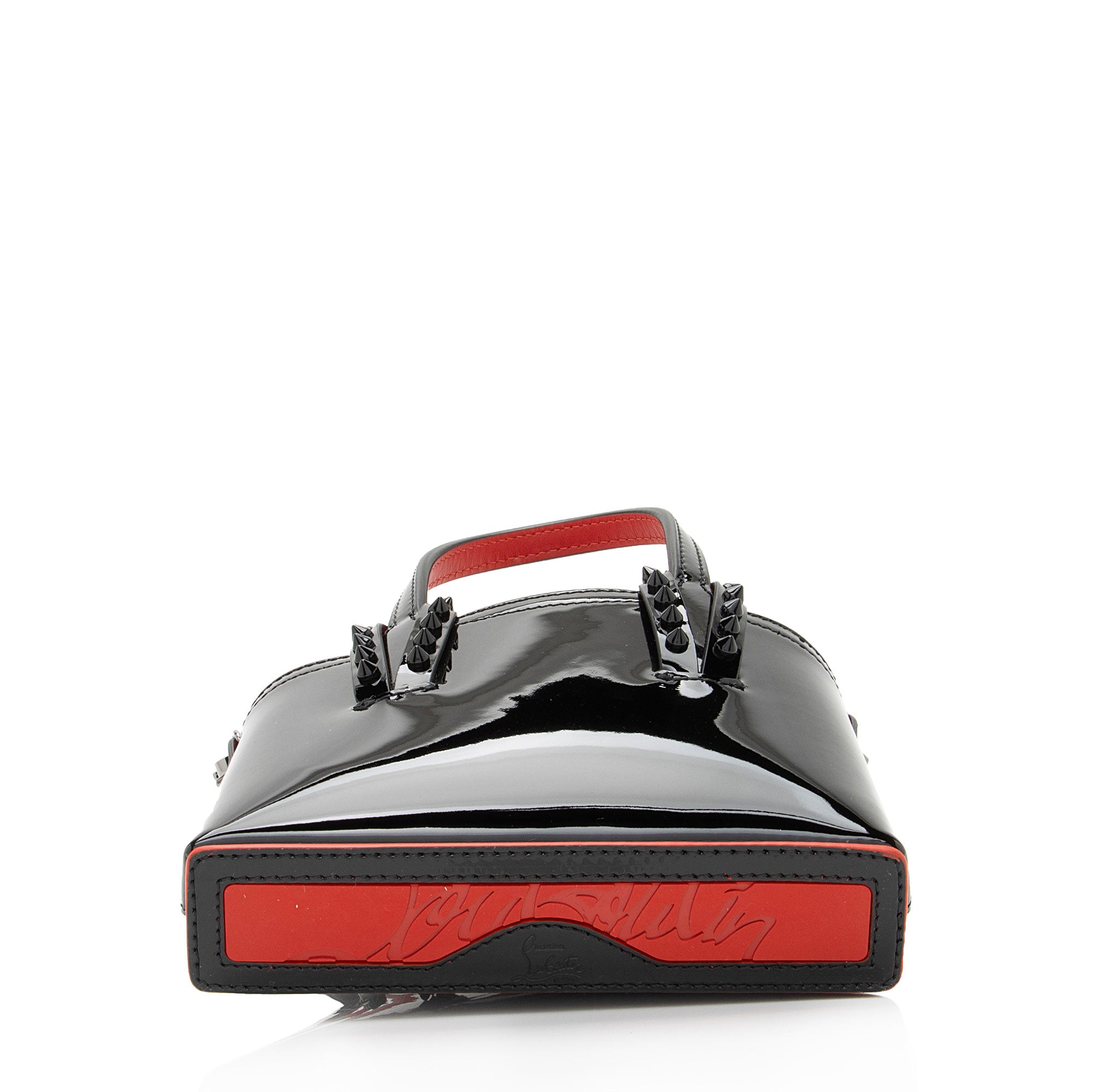 Christian Louboutin Patent Leather Cabata Mini Tote (SHF-JPmRvx)