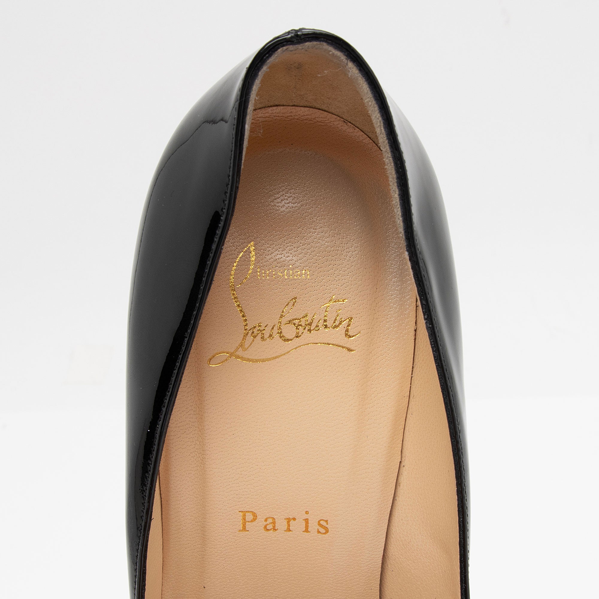 Christian Louboutin Patent Leather Pigalle Follies 100 Pumps - Size 10.5 / 40.5 (SHF-jPrVCQ)