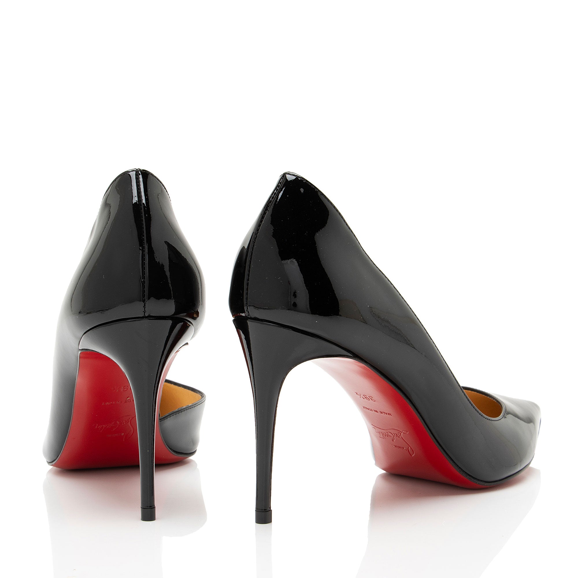 Christian Louboutin Patent Leather Iriza d'Orsay Pumps - Size 9.5 / 39.5