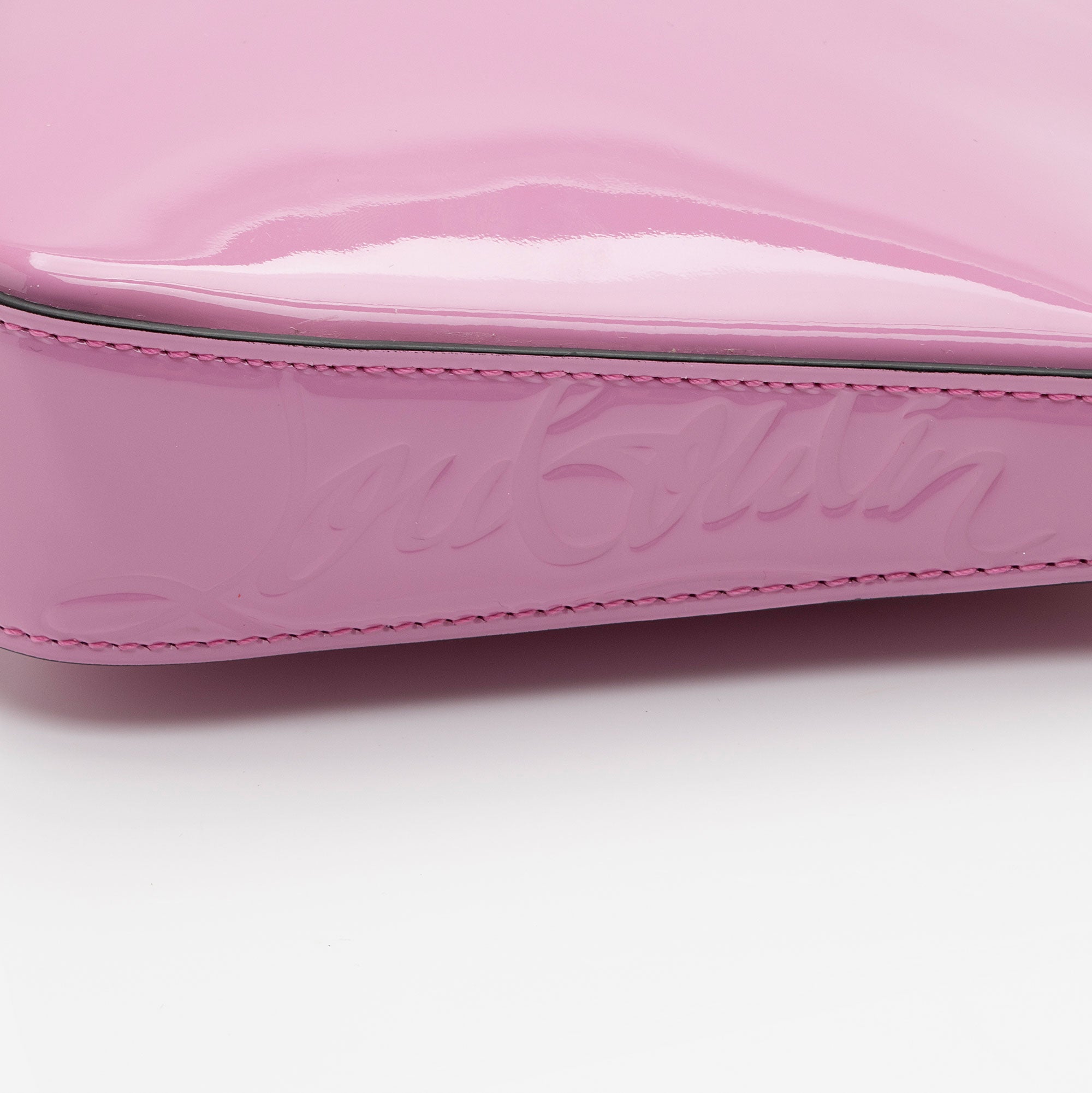 Christian Louboutin Patent Leather Loubila Pouch (SHF-Qi9taM)